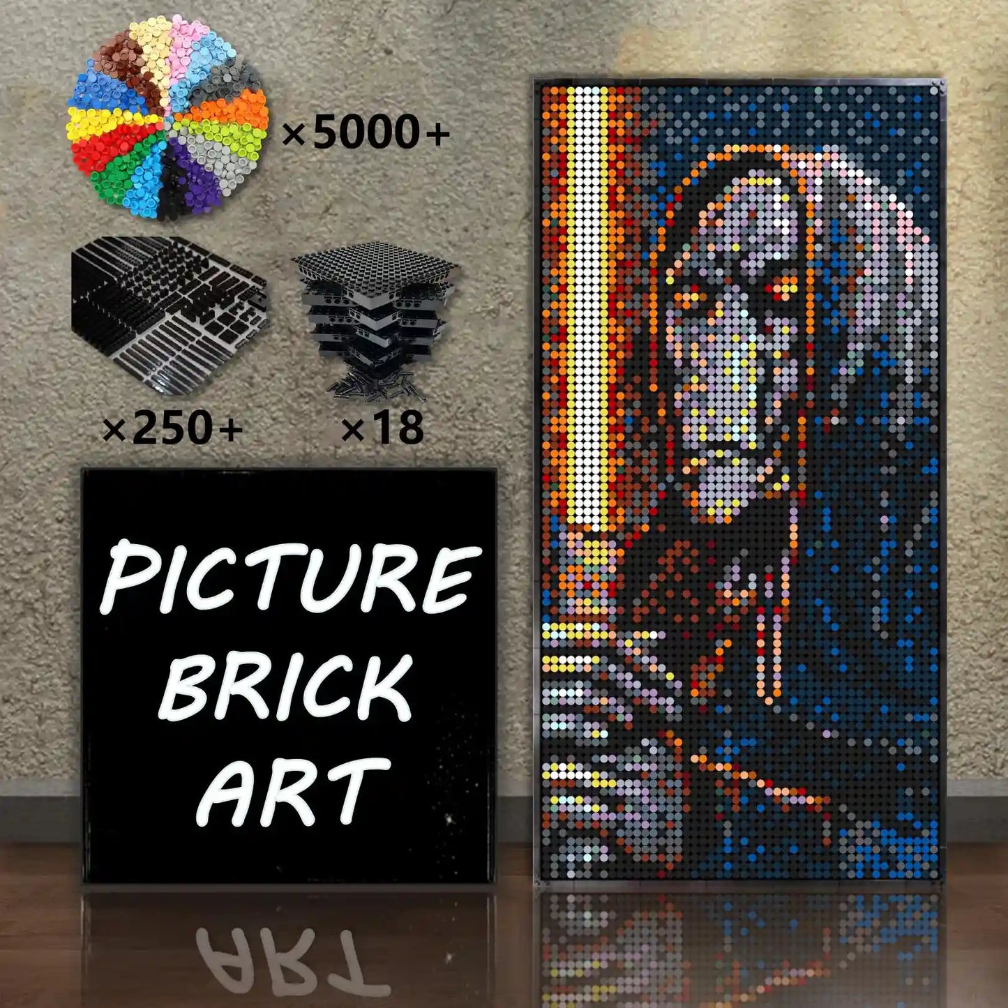 LEGO-Mosaic-Darth-Plagueis-48x96