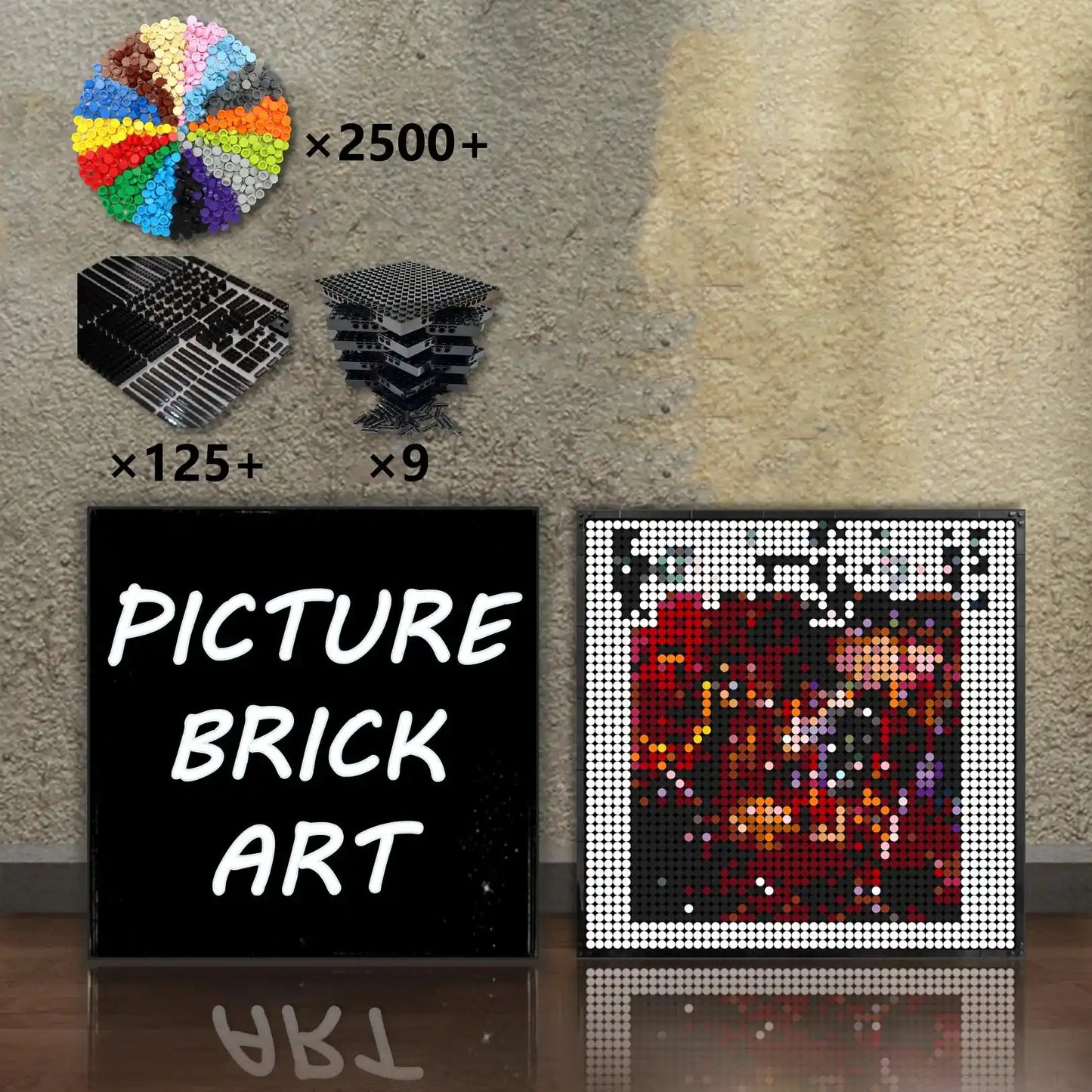 LEGO-Mosaic-David-Bowie-Black-Tie-White-Noise-48x48