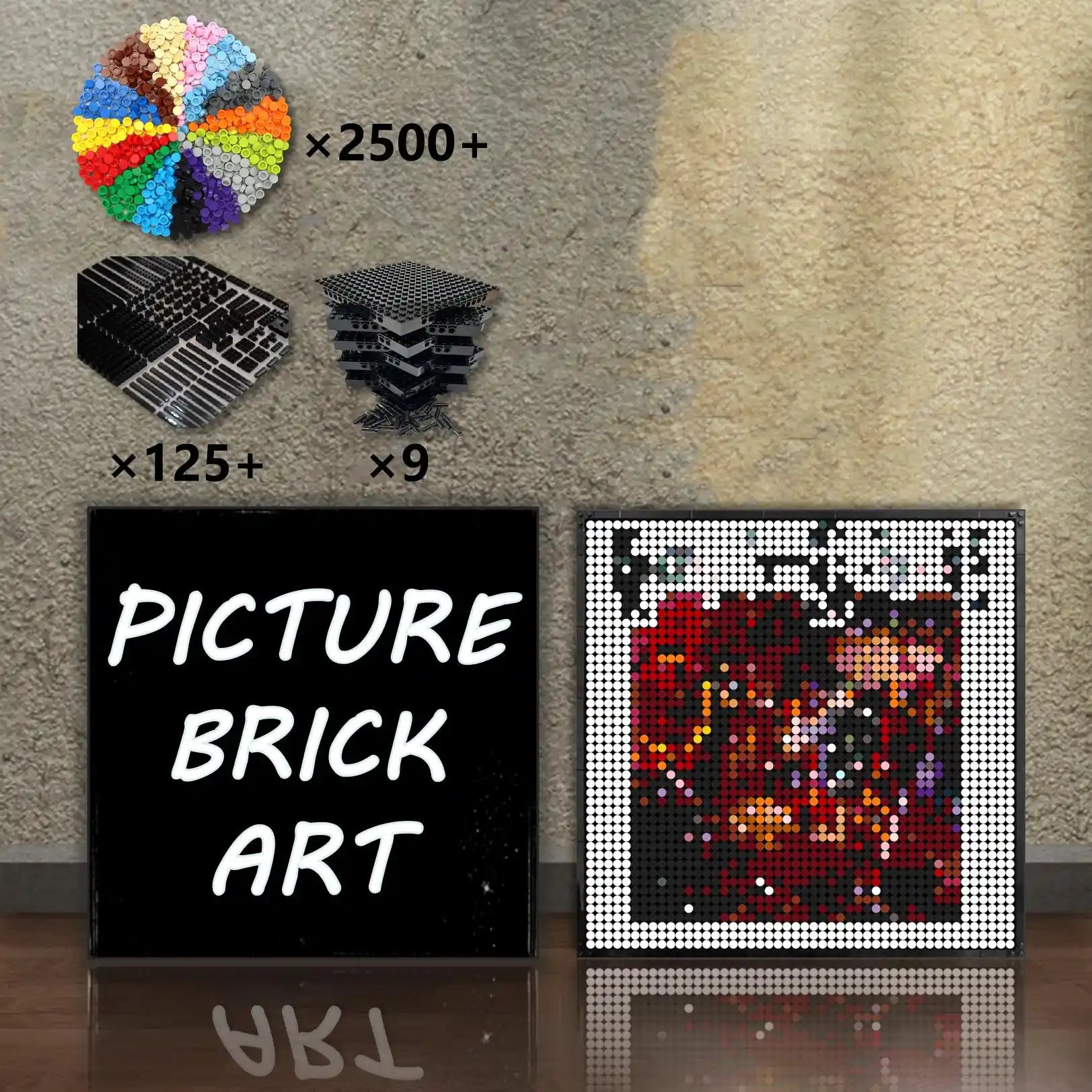 LEGO-Mosaic-David-Bowie-Black-Tie-White-Noise-48x48