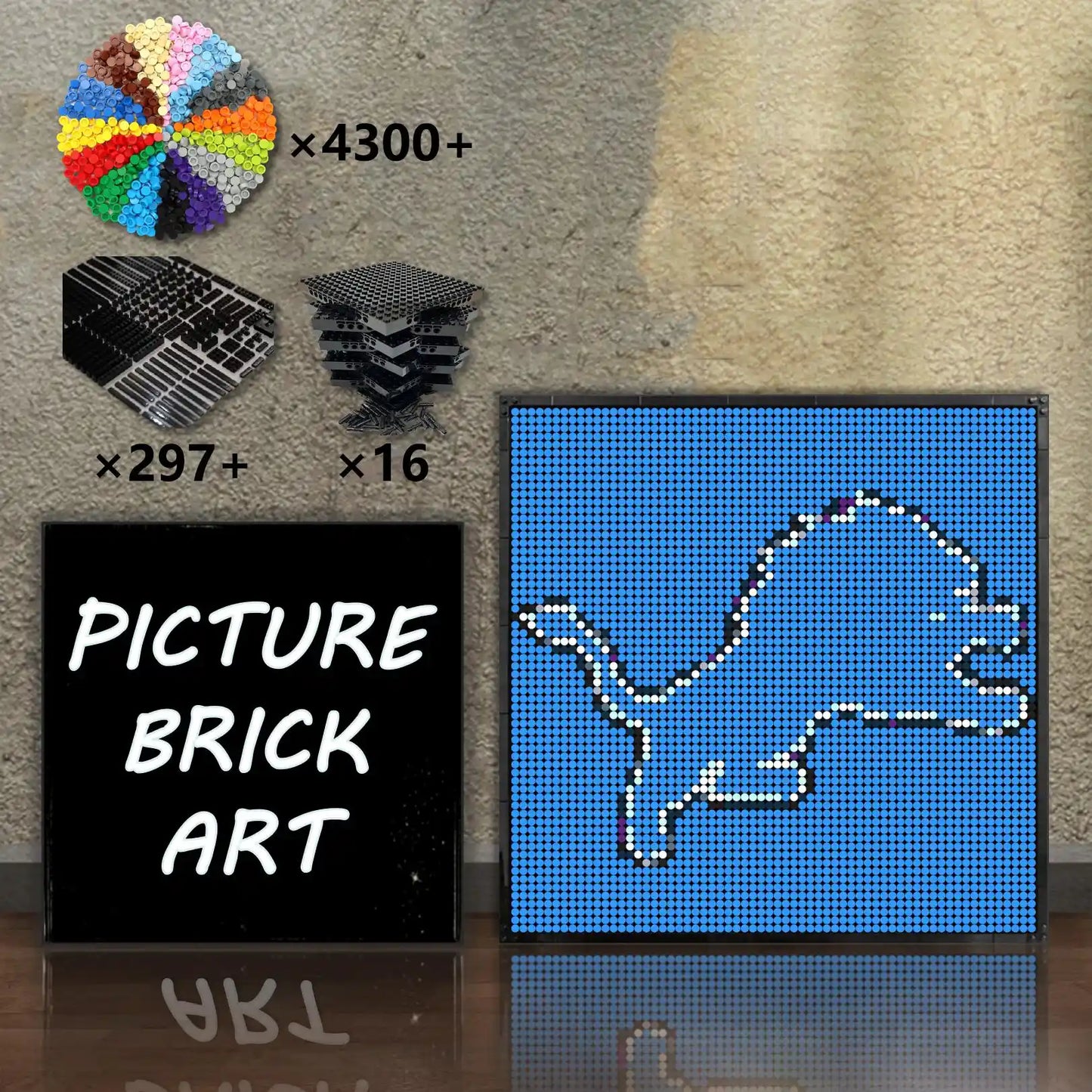 LEGO-Mosaic-Detroit-Lions-64x64