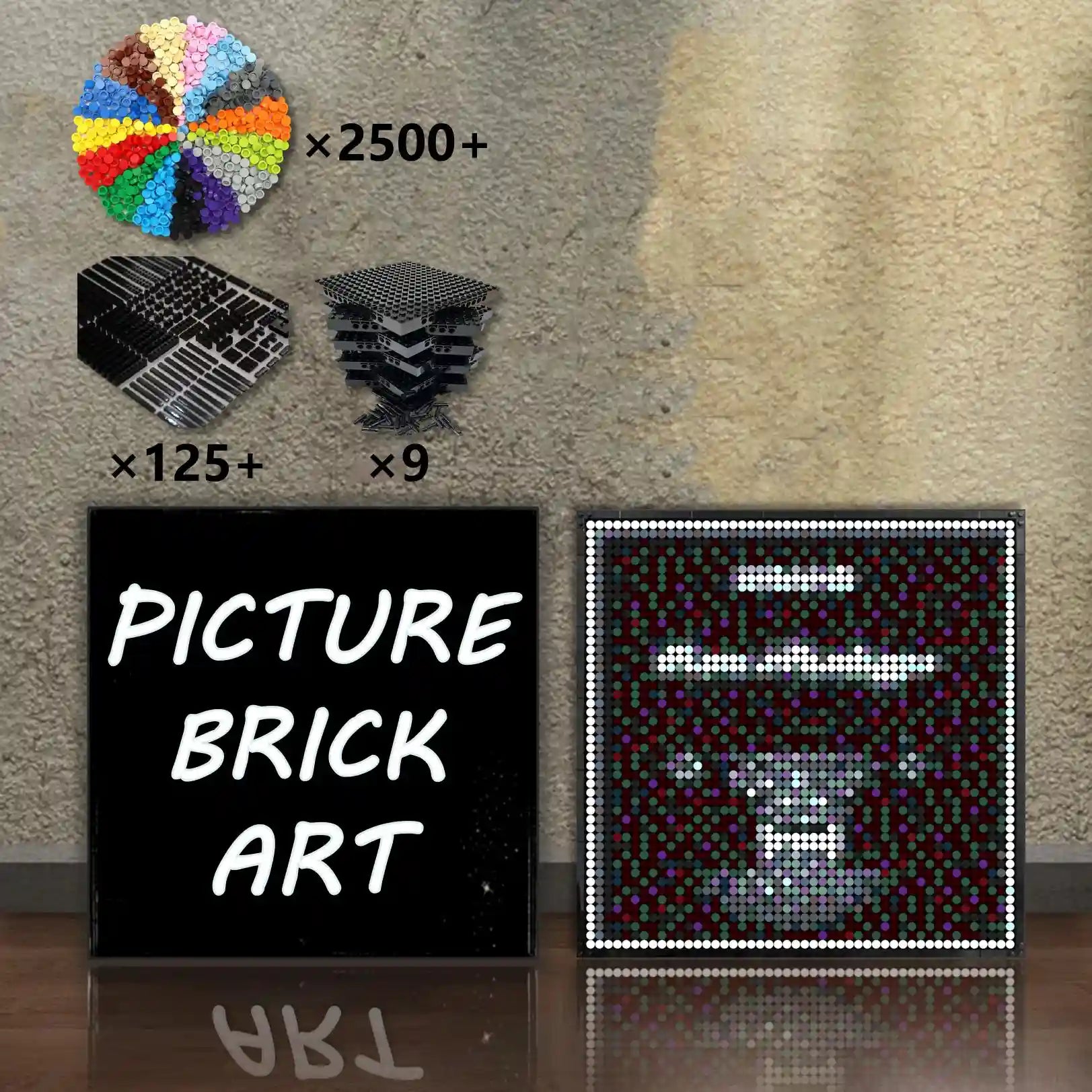 LEGO Mosaic Drake Album Cover-48x48