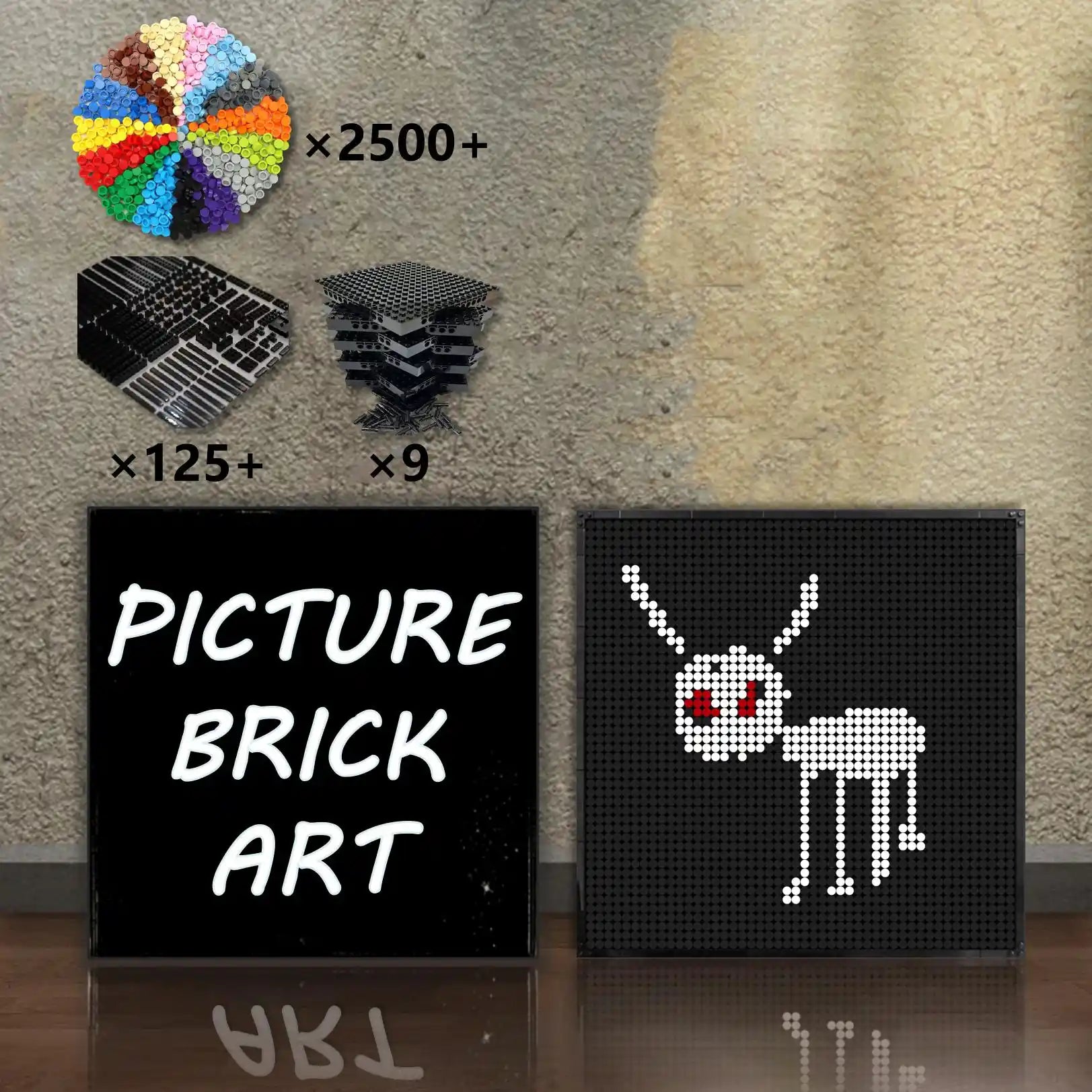 LEGO Mosaic Drake Album Cover-48x48