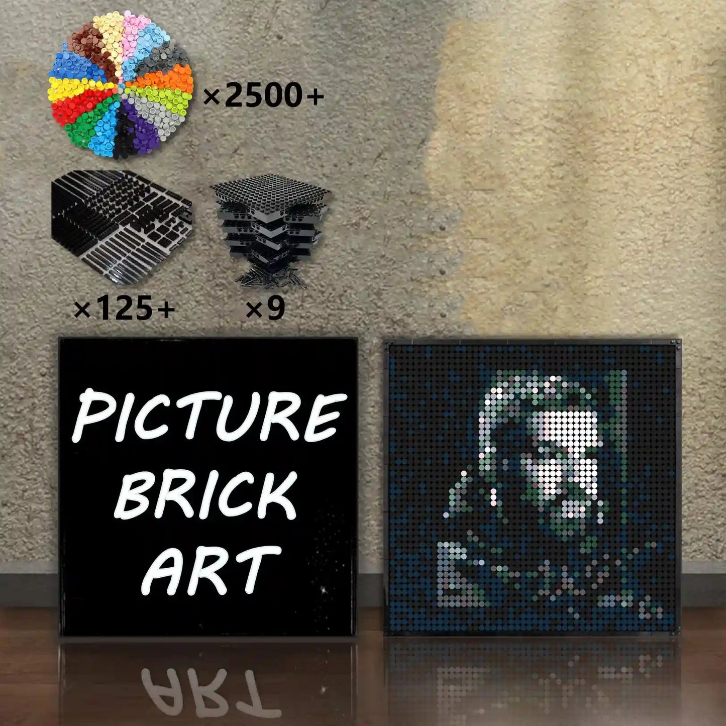 LEGO Mosaic Drake Album Cover-48x48