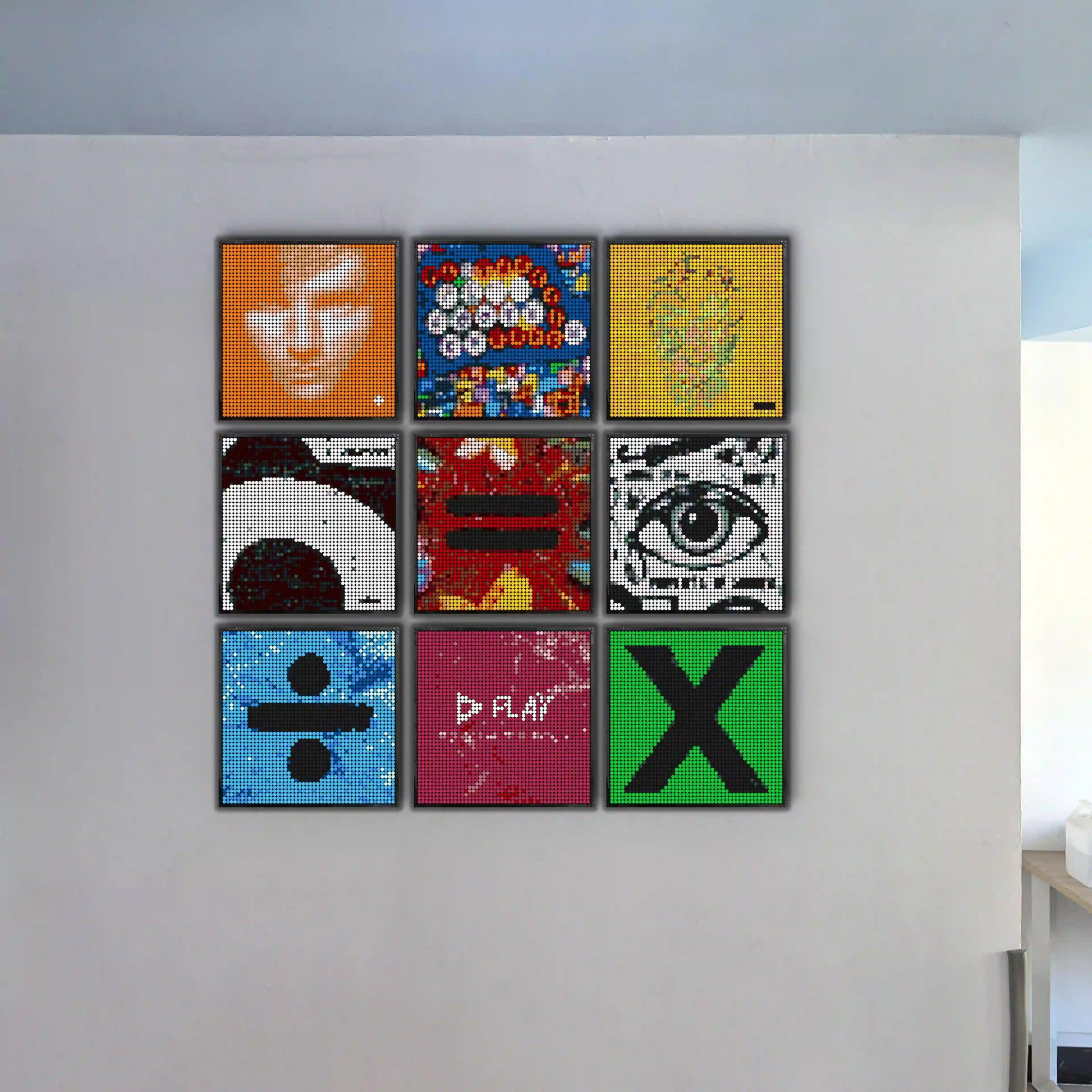 LEGO Mosaic Ed Sheeran Album Cover-48x48 LEGO Mosaic Ed Sheeran Album Cover-48x48