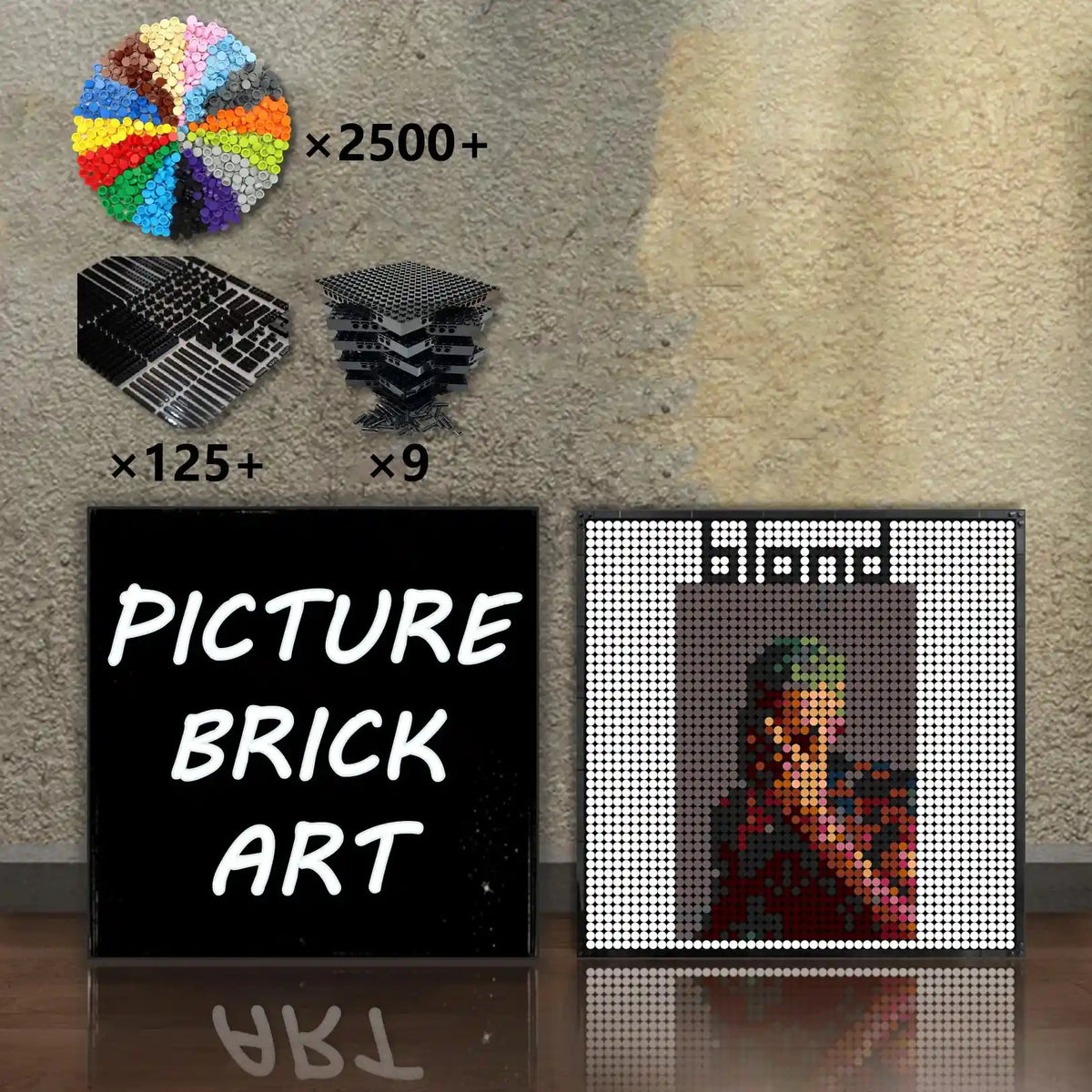 LEGO Mosaic Frank Ocean Album Cover-48x48