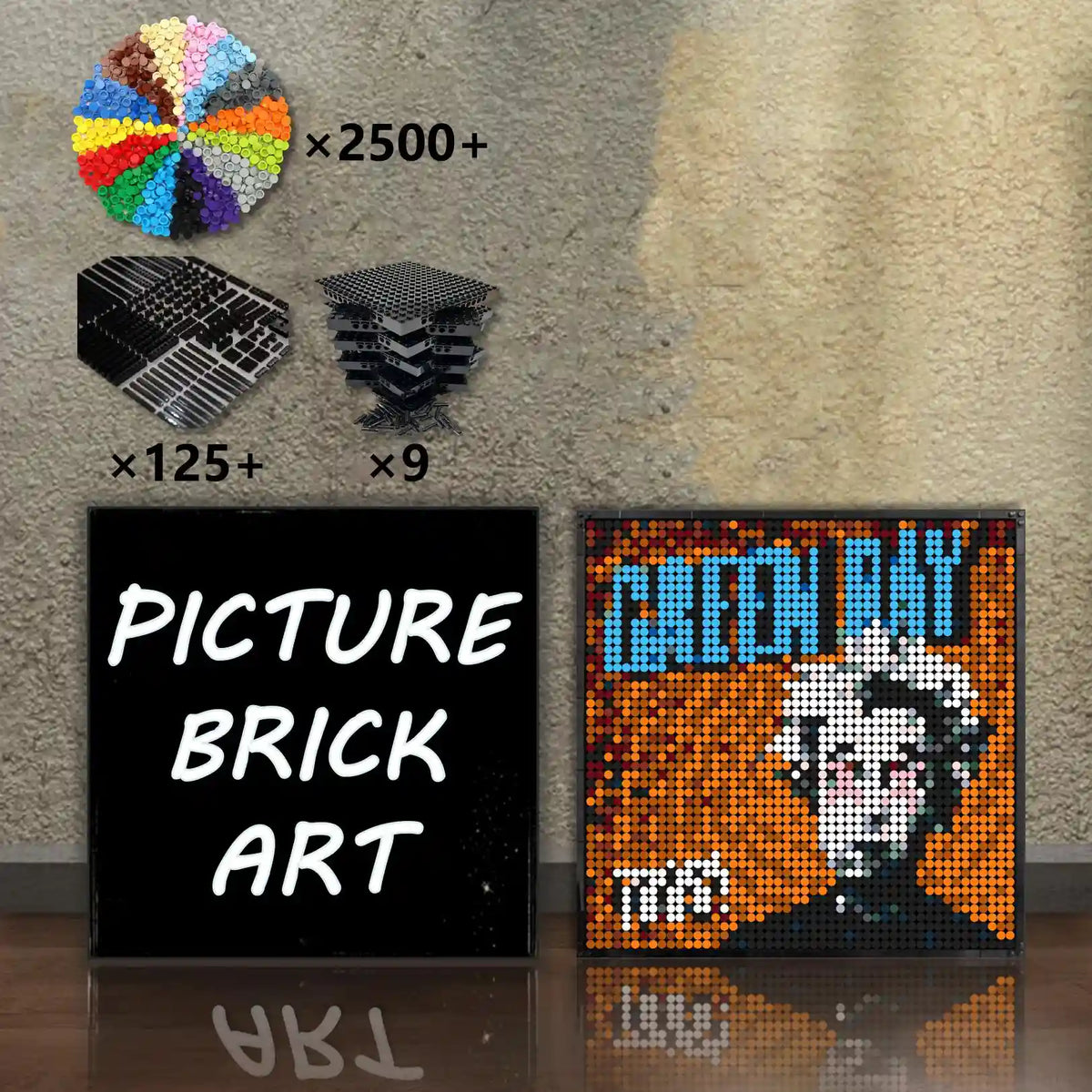 LEGO Mosaic Green Day Album Cover-48×48
