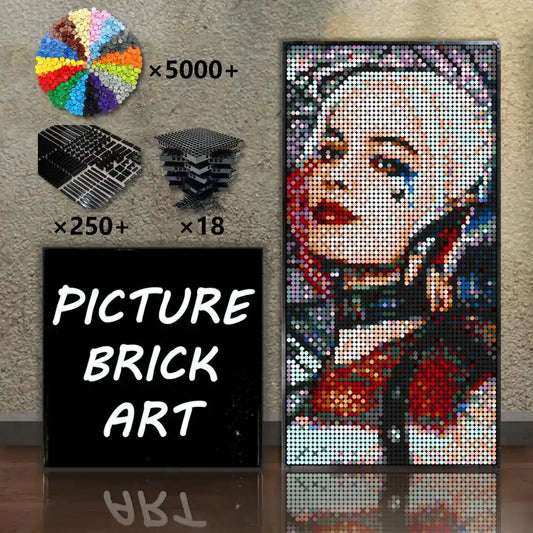 LEGO-Mosaic-Harley-Quinn-48x96