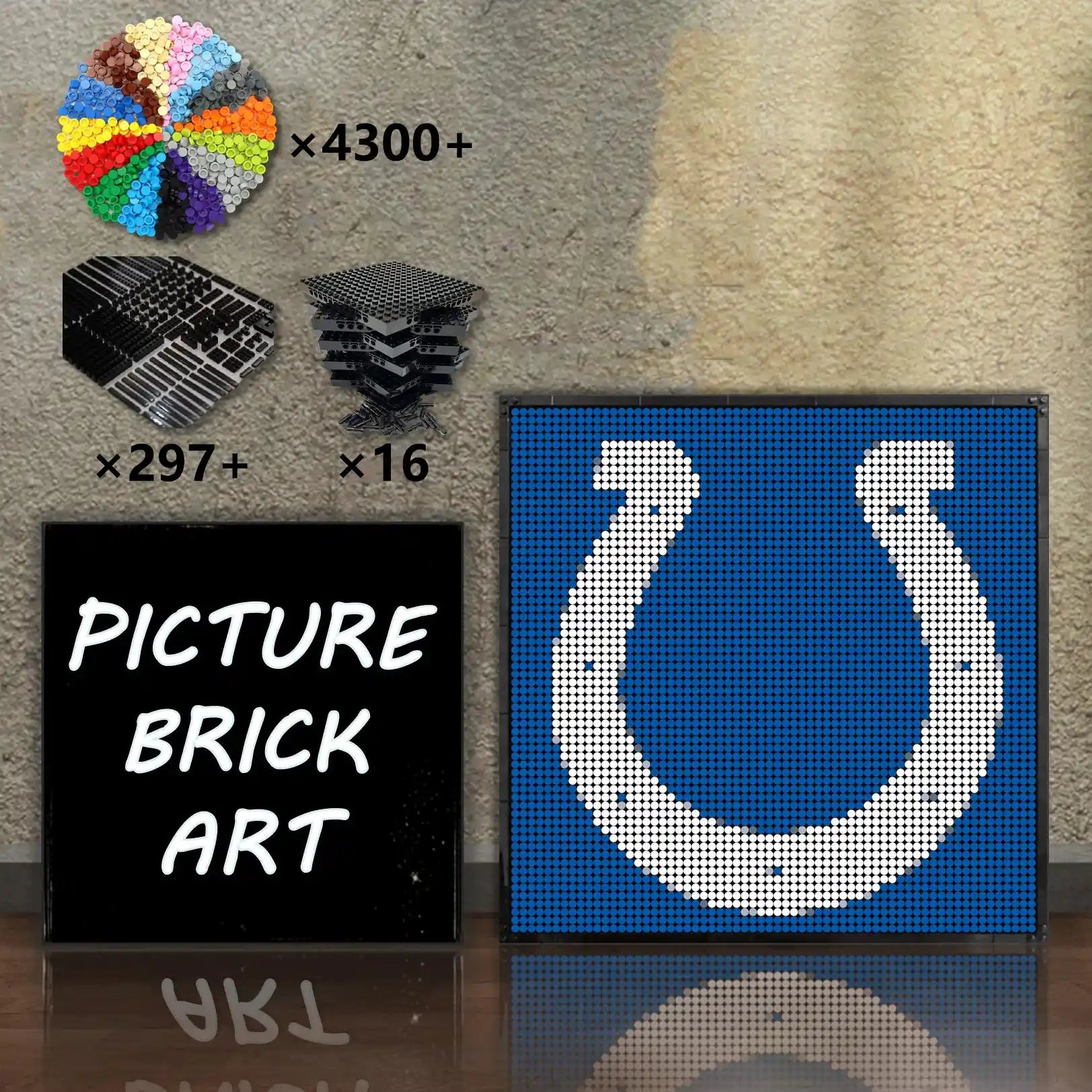 LEGO-Mosaic-Indianapolis-Colts-64x64