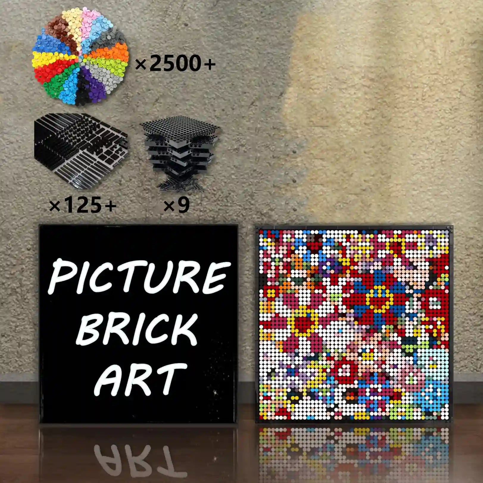 LEGO Mosaic J Balvin Album Cover-48×48