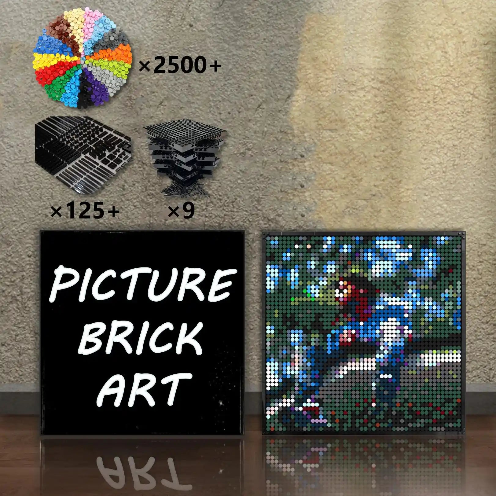 LEGO-Mosaic-J.Cole-2014-Forest-Hills-Drive-48x48