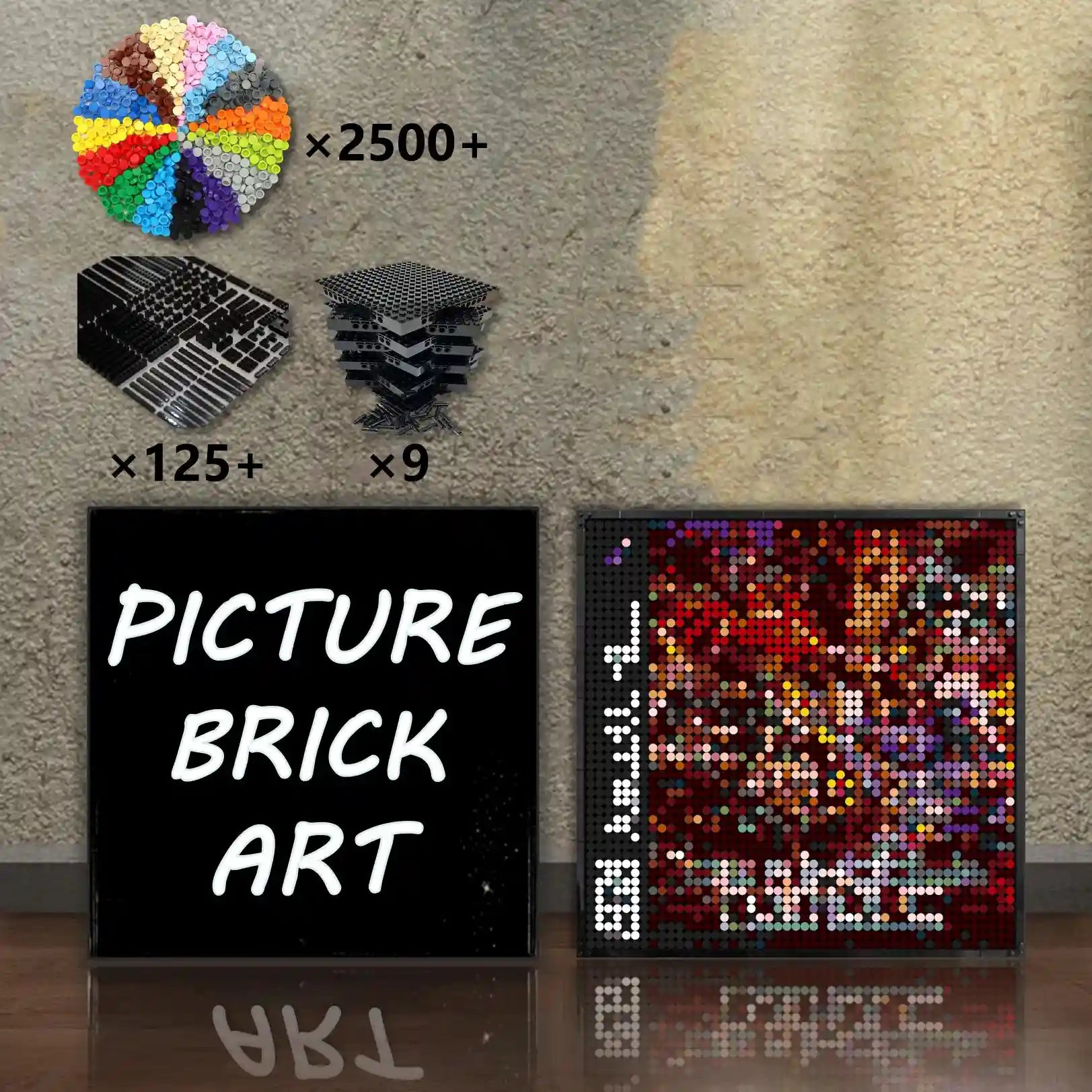 LEGO Mosaic Juice WRLD Album Cover-48x48 LEGO Mosaic Juice WRLD Album Cover-48x48