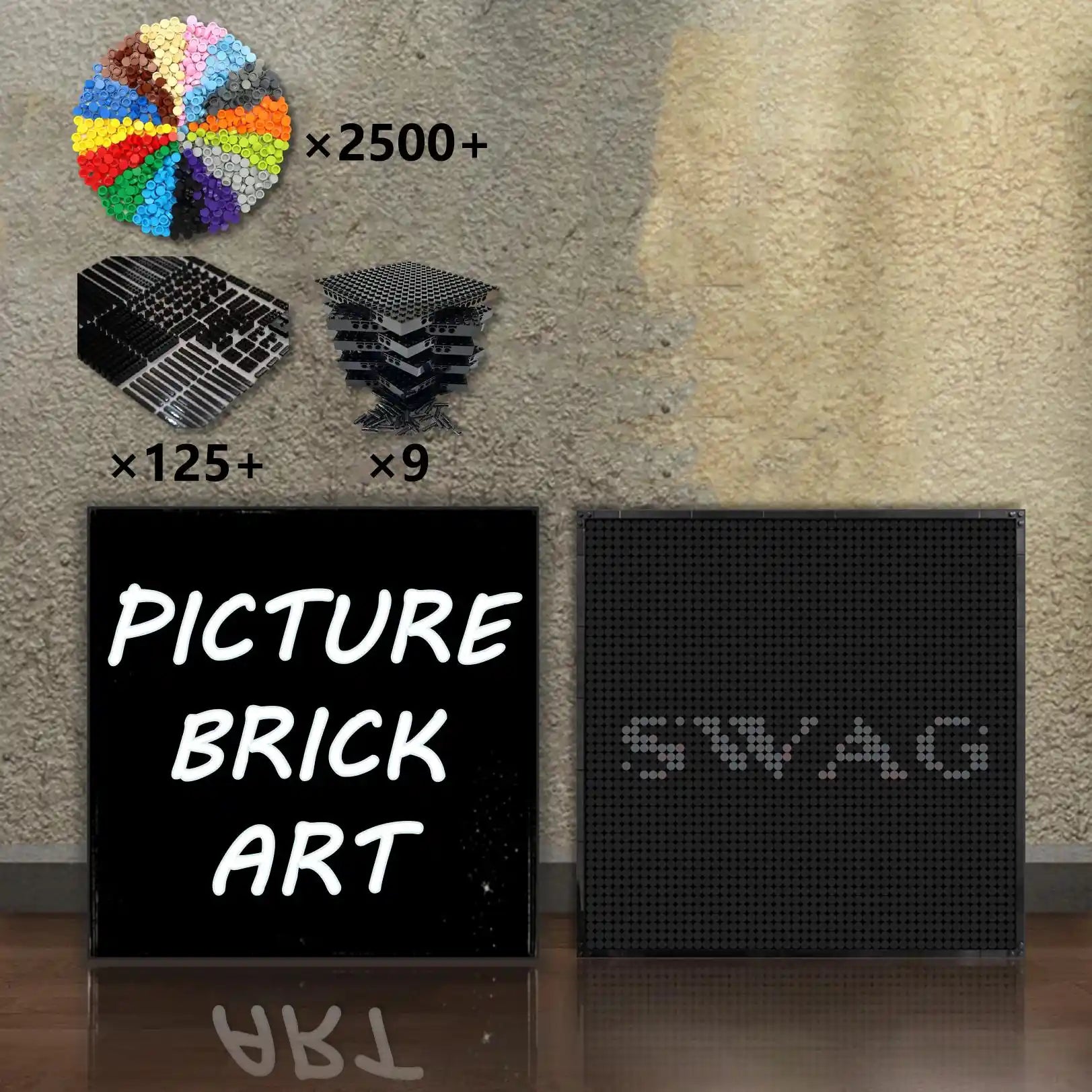 LEGO-Mosaic-Justin-Bieber-SWAG-48x48