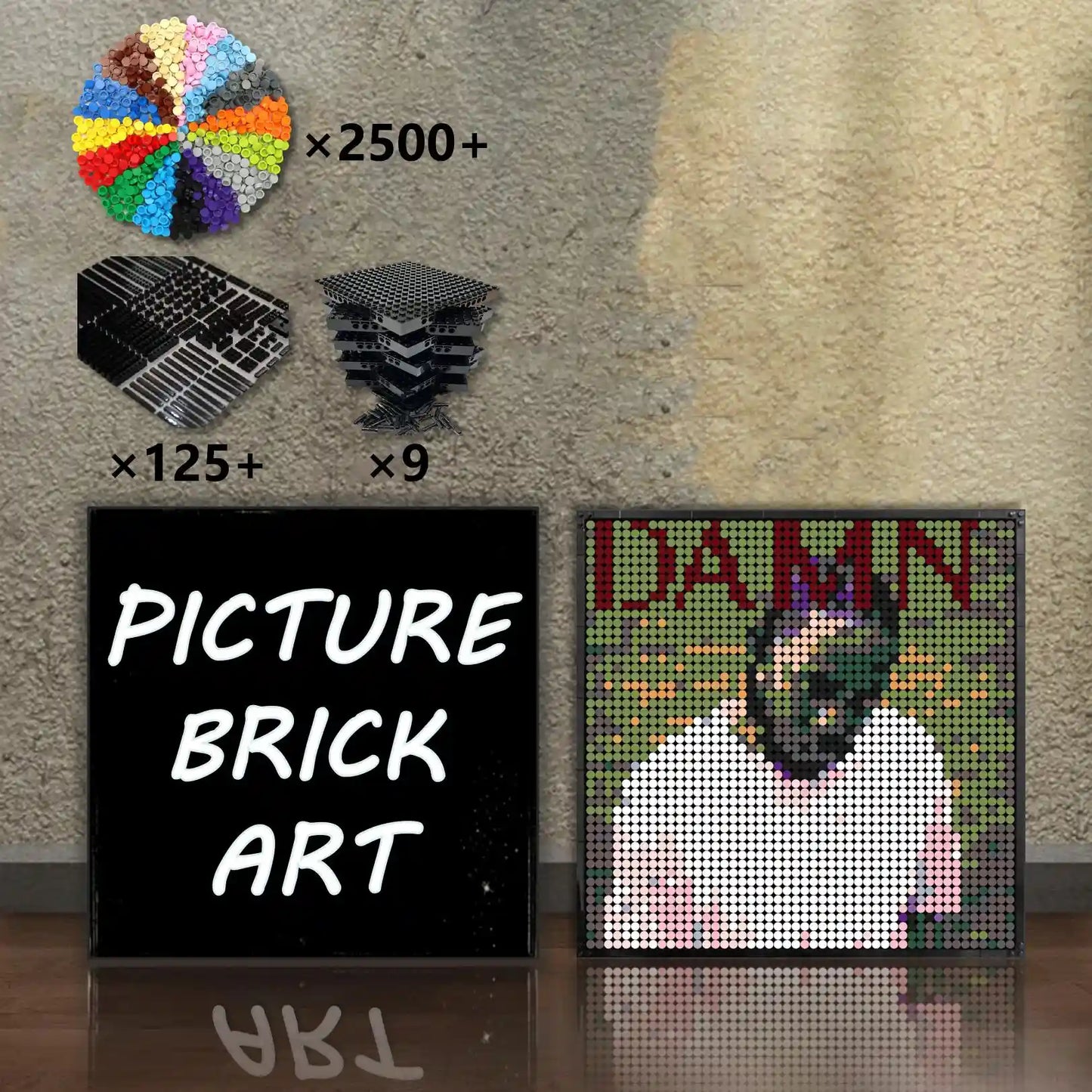 LEGO Mosaic Kendricklamar Album Cover-48x48