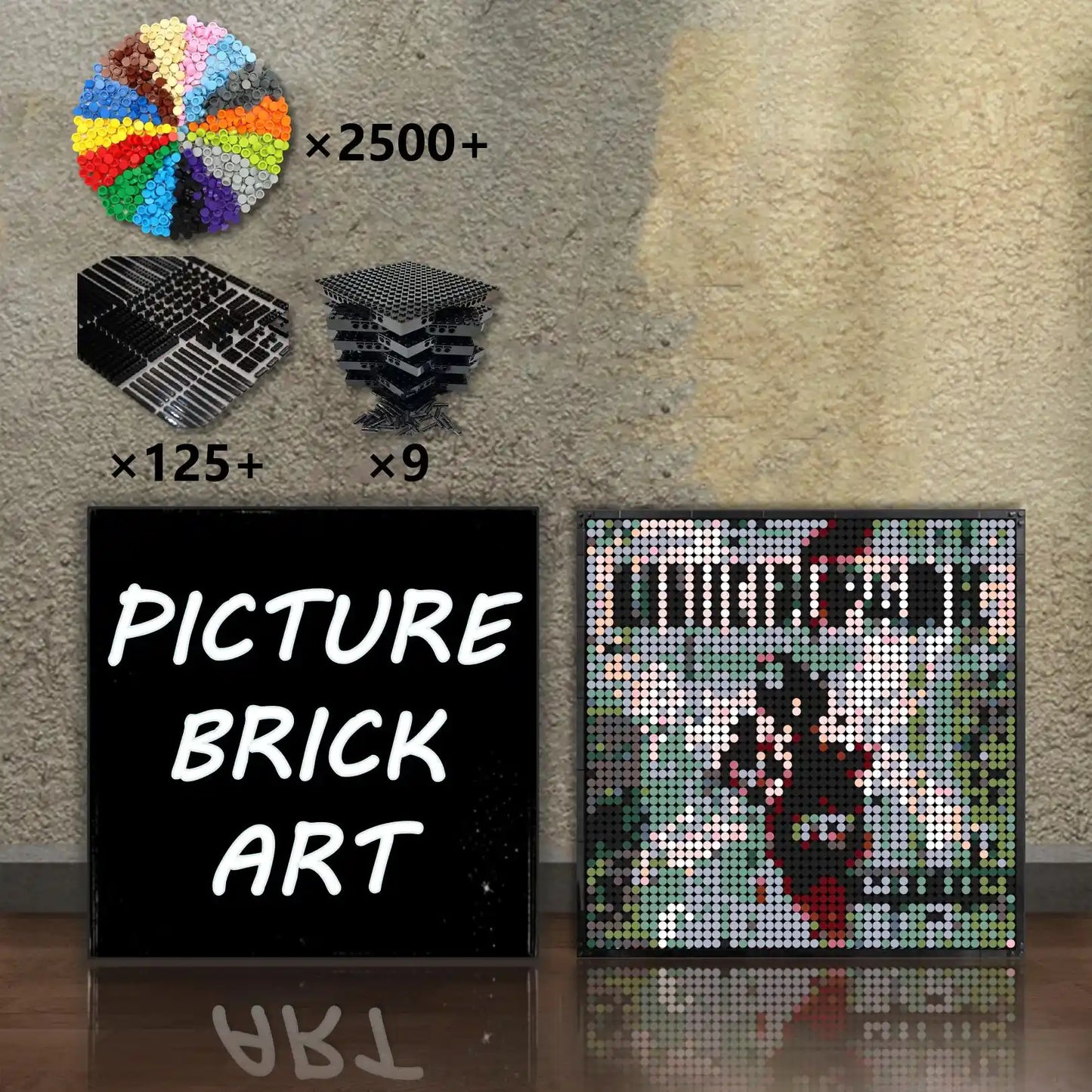 LEGO-Mosaic-Linkin-Park-Hybrid-Theory-48x48
