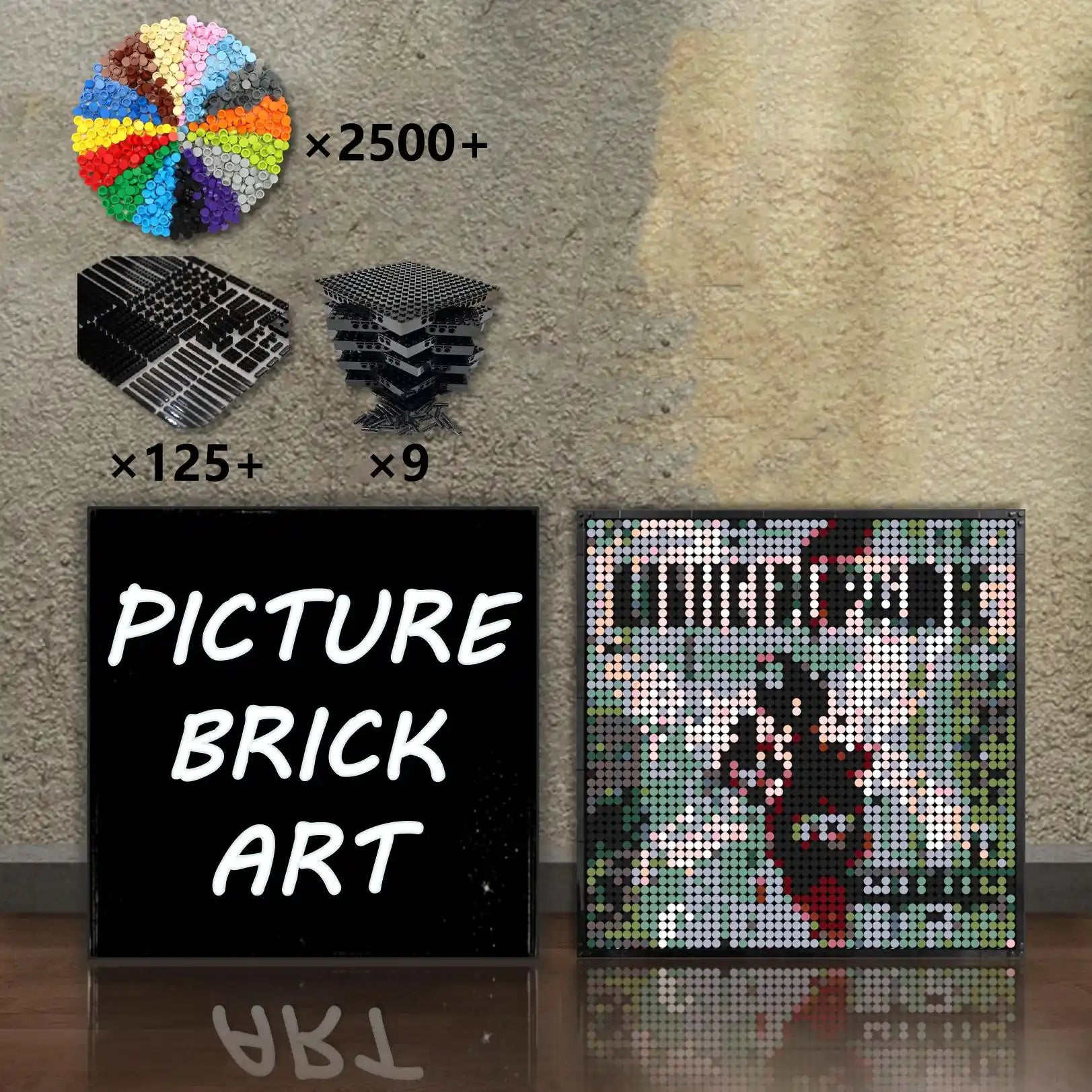 LEGO-Mosaic-Linkin-Park-Hybrid-Theory-48x48