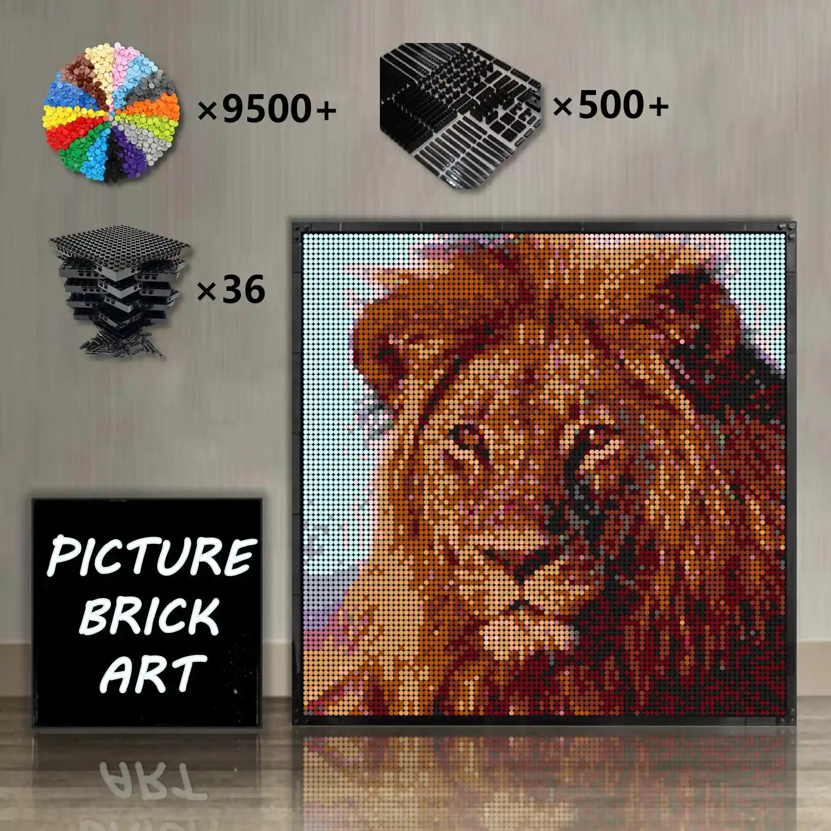 LEGO-Mosaic-Lion-96x96