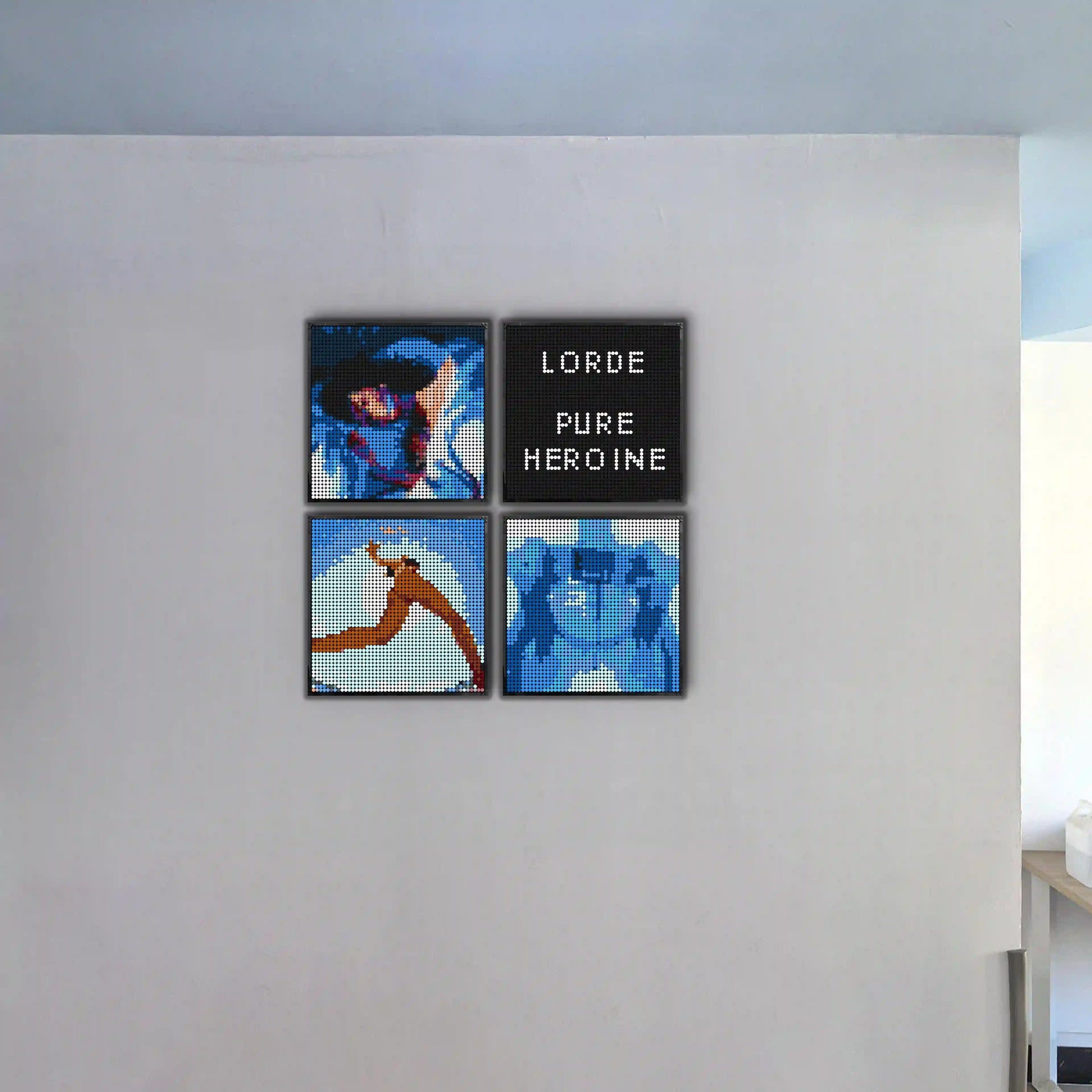 LEGO Mosaic Lorde Album Cover-48x48 LEGO Mosaic Lorde Album Cover-48x48