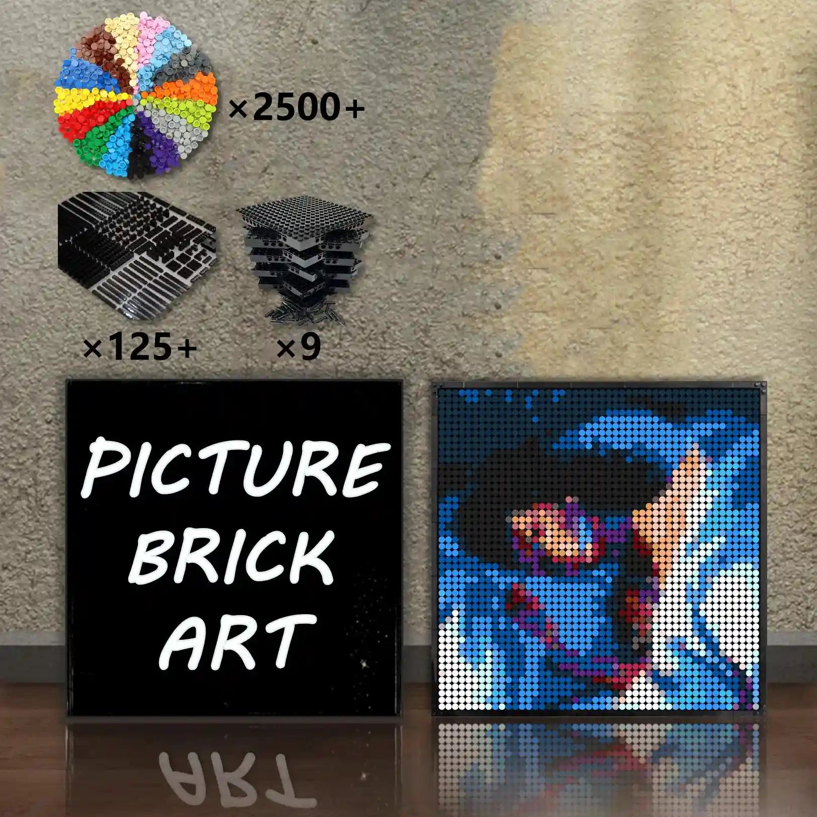 LEGO Mosaic Lorde Album Cover-48x48
