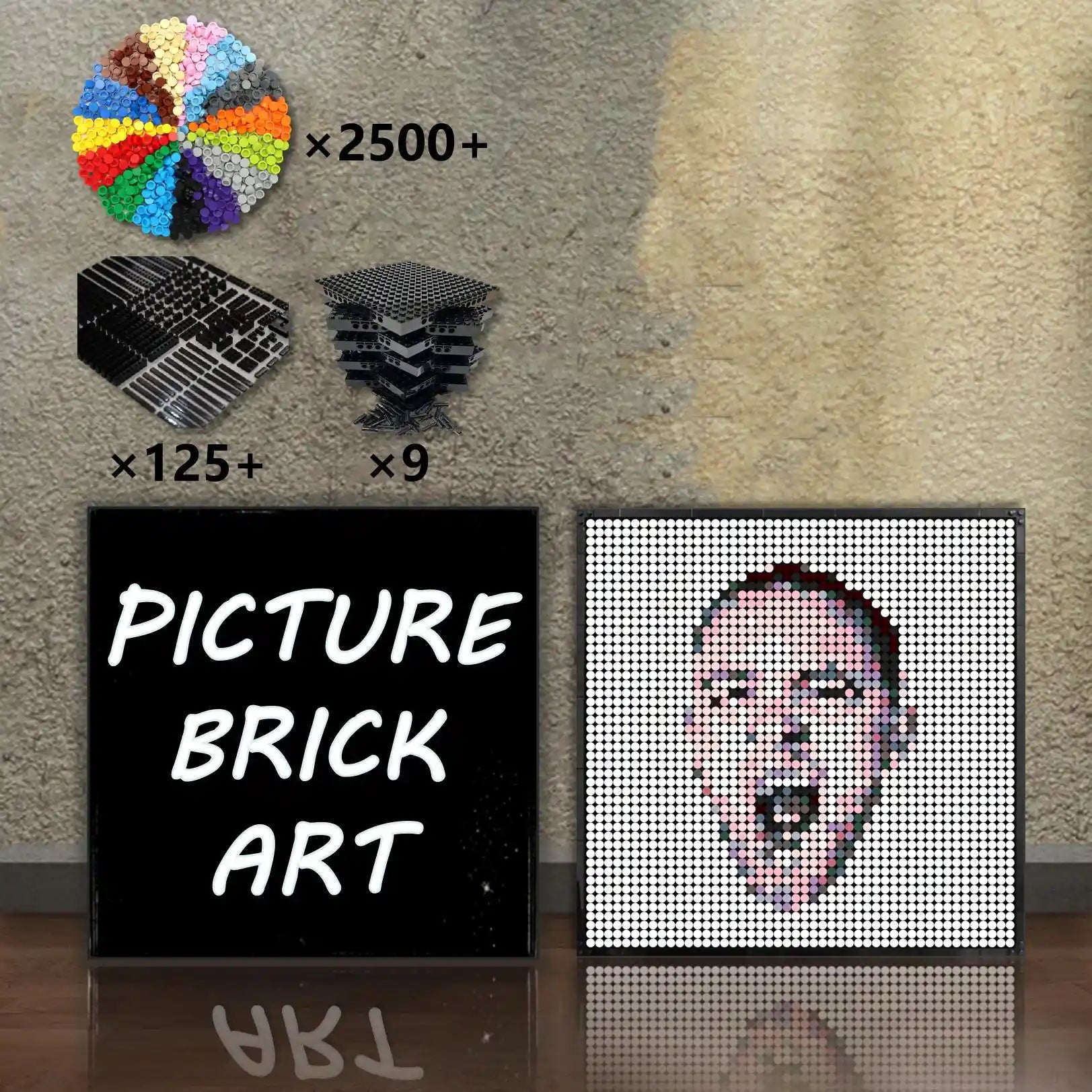 LEGO Mosaic Mac Miller Album Cover-48x48 LEGO Mosaic Mac Miller Album Cover-48x48