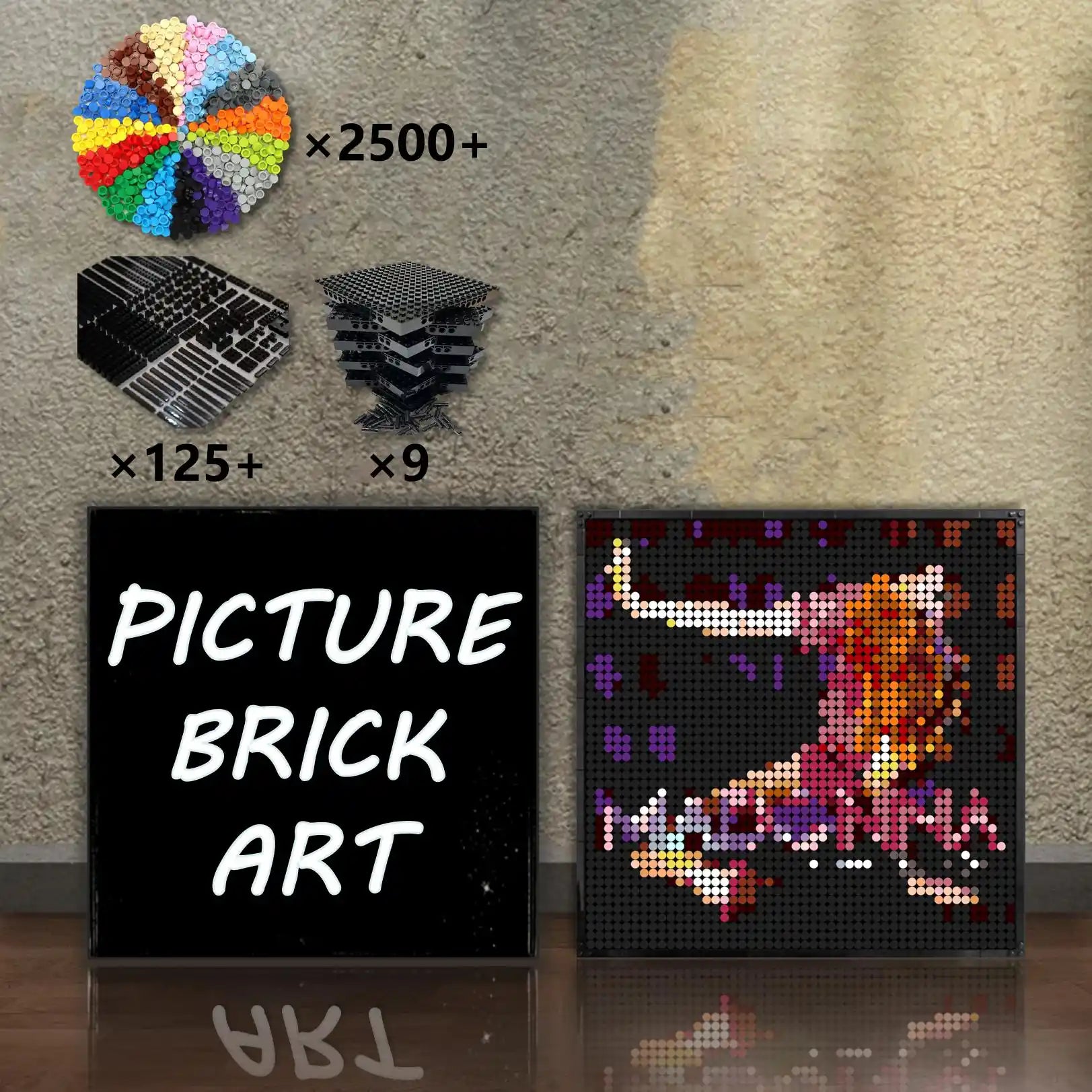 LEGO-Mosaic-Madonna-Confessions-on-a-Dance-Floor-48x48