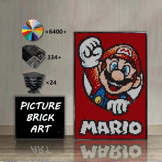 LEGO-Mosaic-Mario-64x96