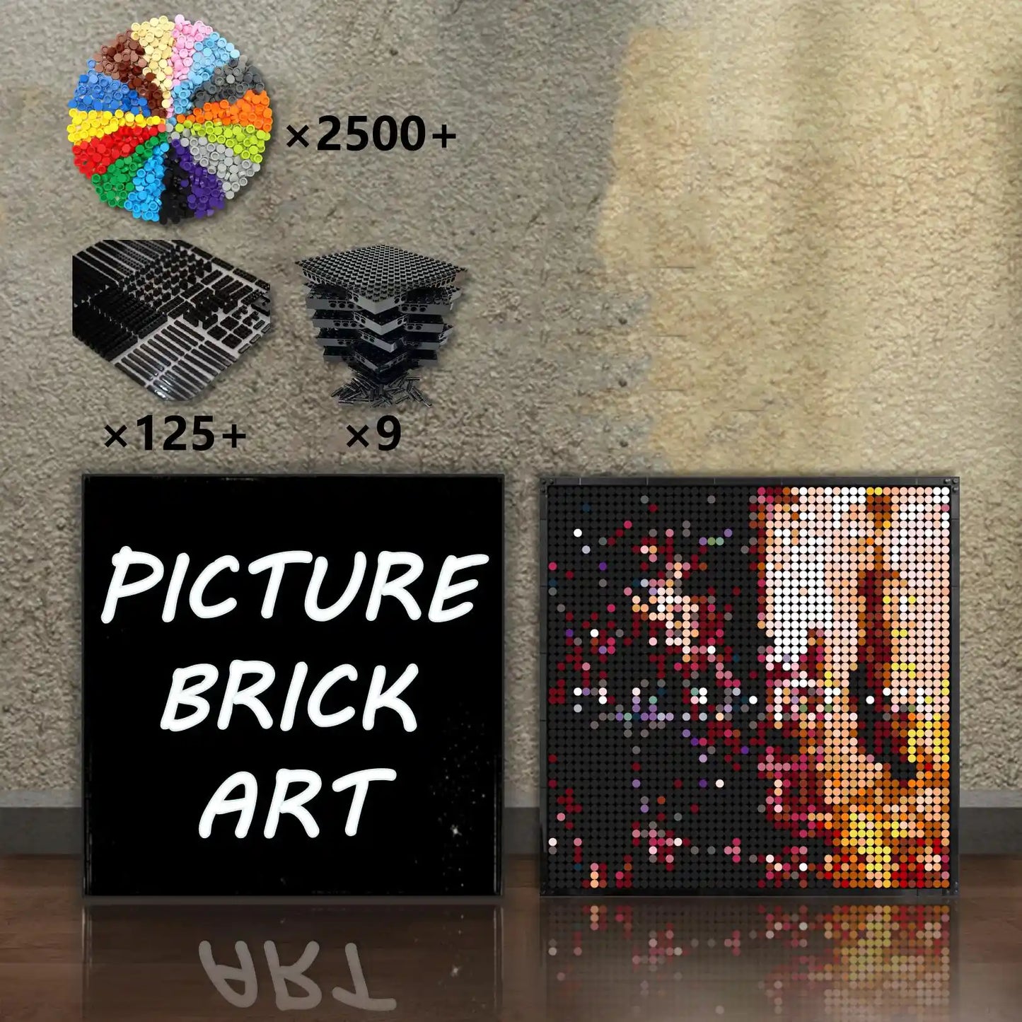 LEGO-Mosaic-My-Chemical-Romance-I-Brought-You-My-Bullets-You-Brought-Me-Your-Love-48x48