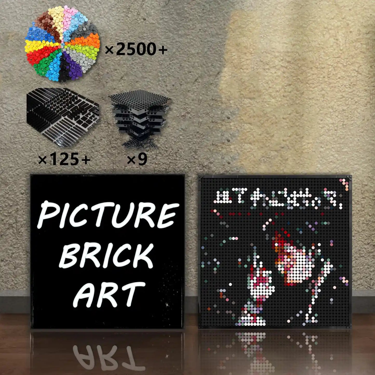 LEGO-Mosaic-My-Chemical-Romance-The-Black-Parade-48x48