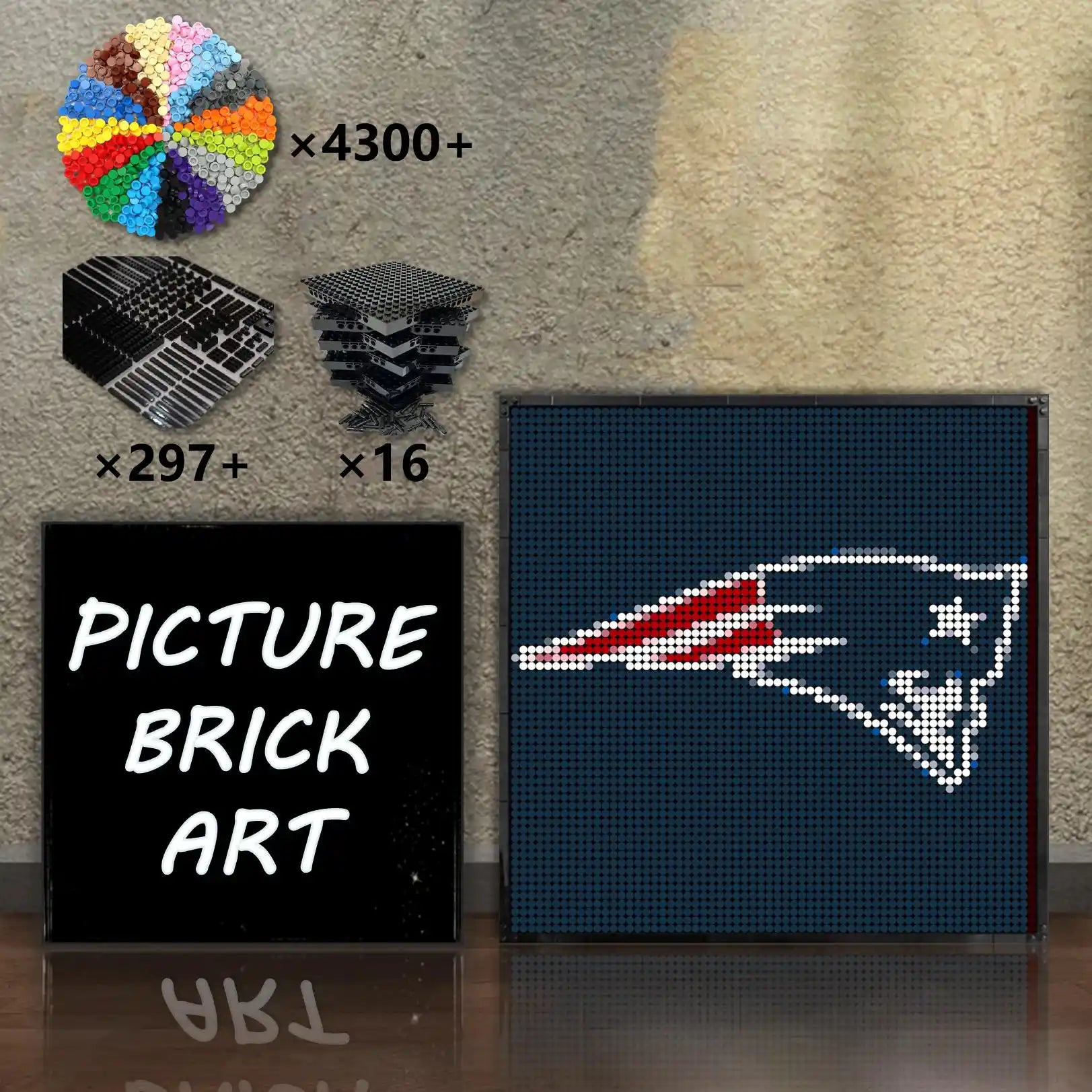 LEGO-Mosaic-New-England-Patriots-64x64