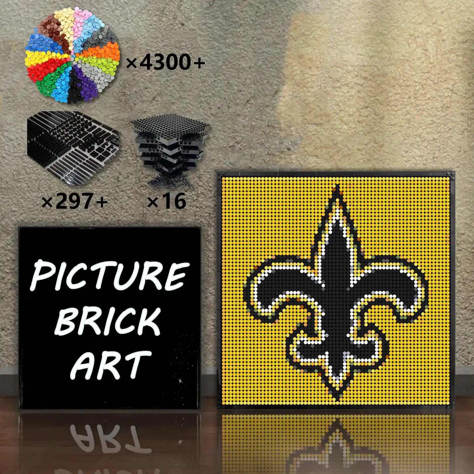 LEGO-Mosaic-New-Orleans-Saints-64x64
