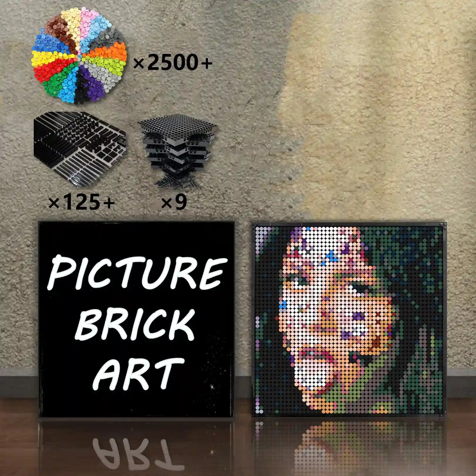 LEGO Mosaic Olivia Rodrigo Album Cover-48x48 LEGO Mosaic Olivia Rodrigo Album Cover-48x48