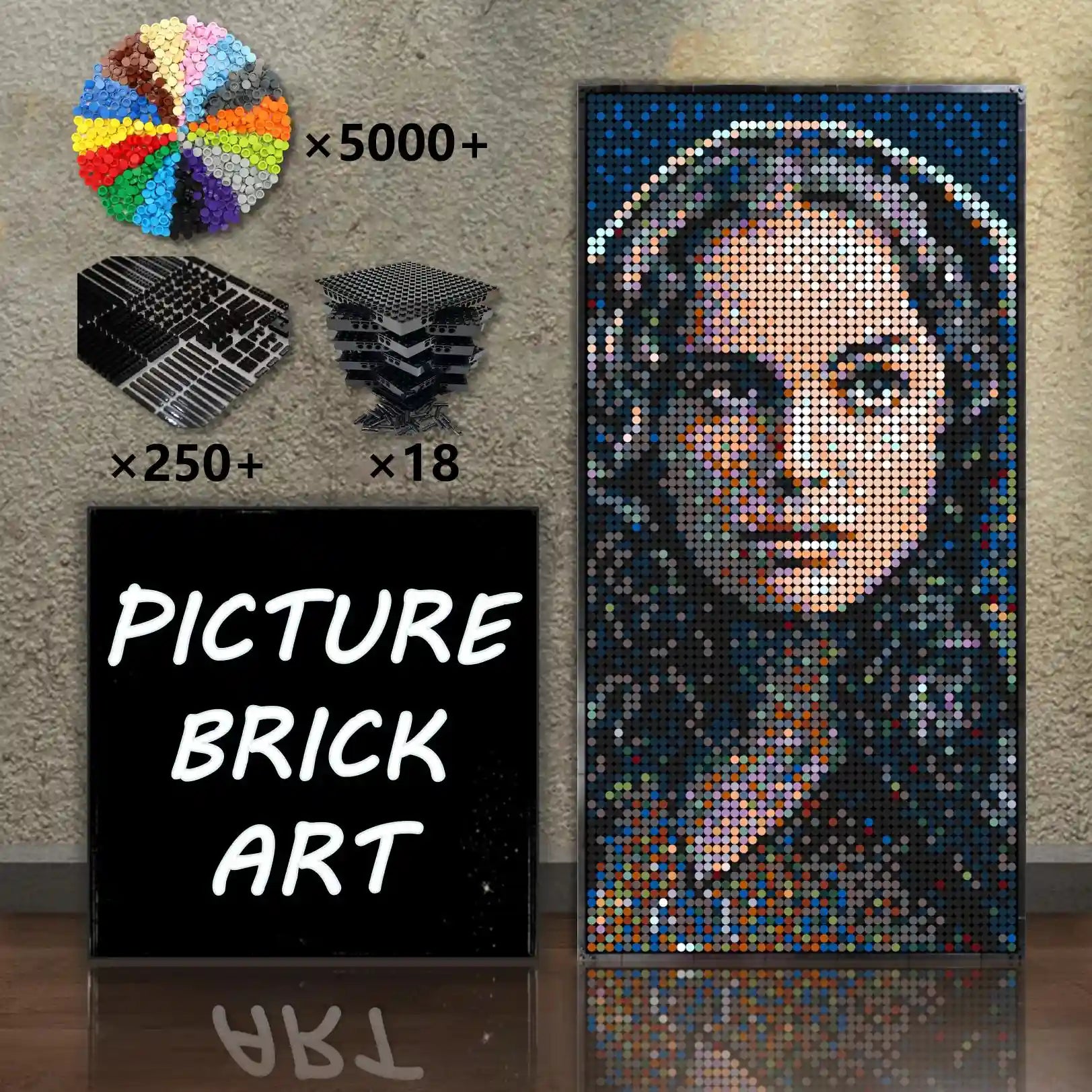 LEGO-Mosaic-Padme-Amidala-48x96