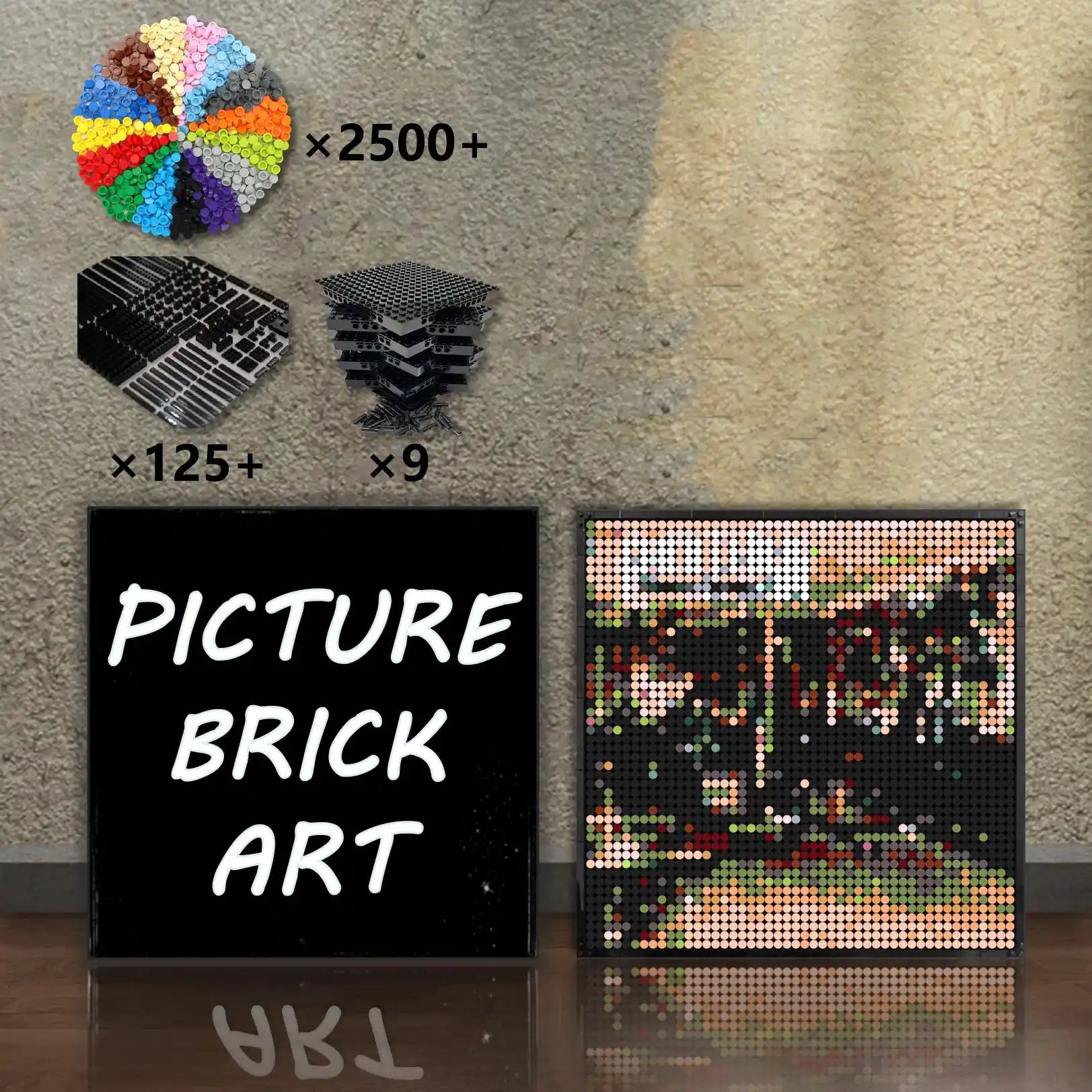 LEGO-Mosaic-Pantera-Cowboys-from-Hell-48x48