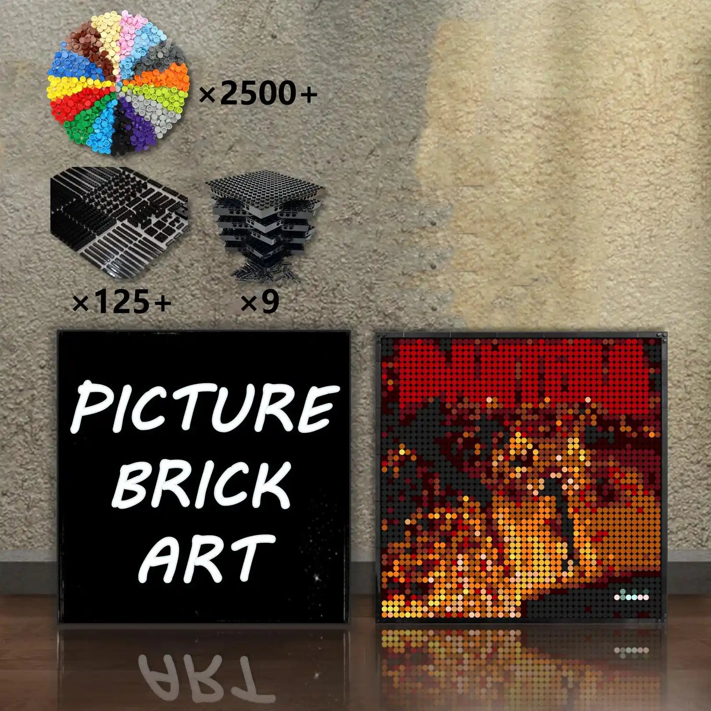 LEGO-Mosaic-Pantera-The-Great-Southern-Trendkill-48x48