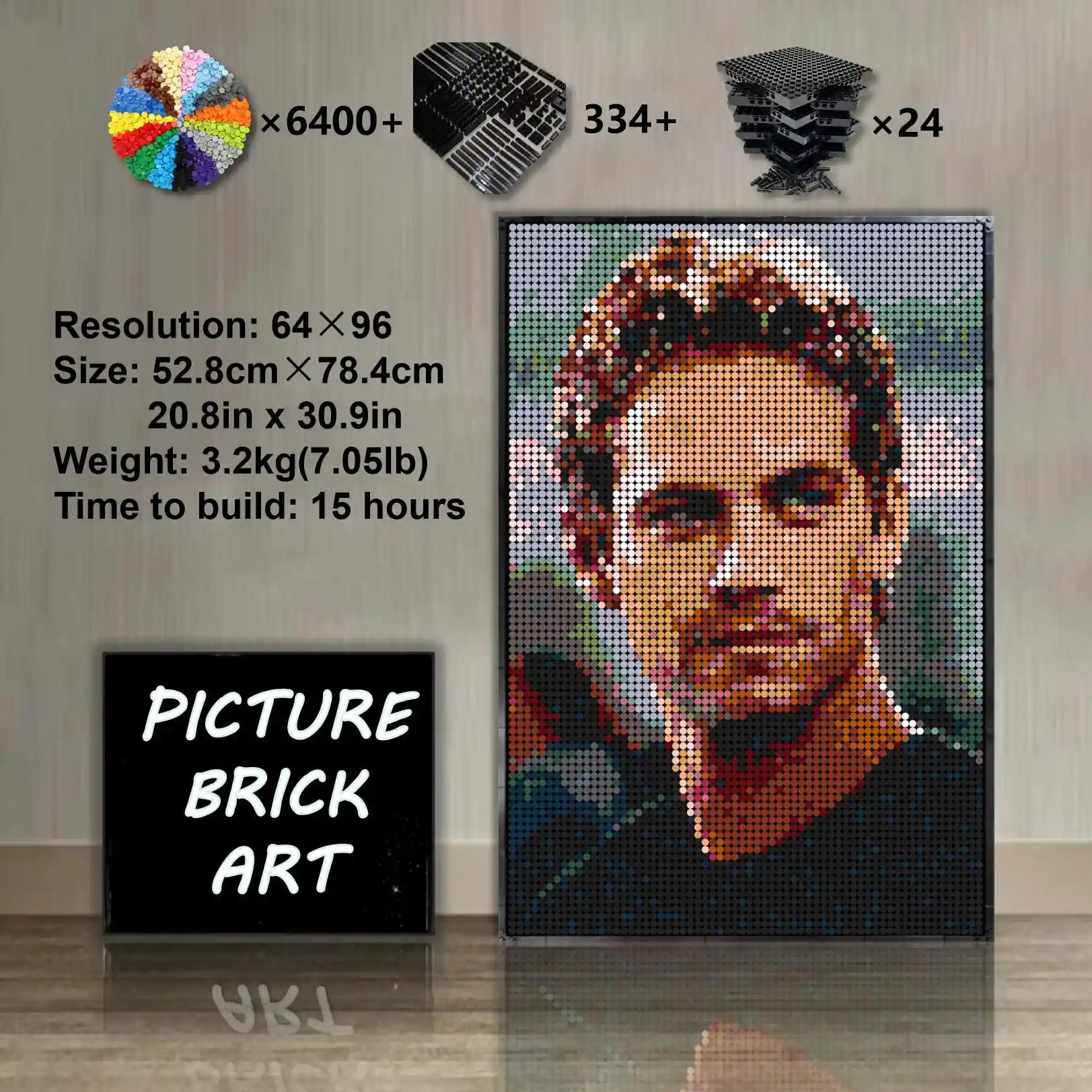 LEGO-Mosaic-Paul-Walker-64x96