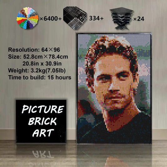 LEGO-Mosaic-Paul-Walker-64x96