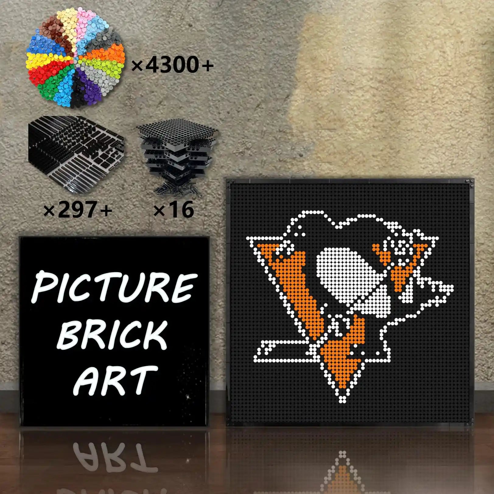 LEGO-Mosaic-Pittsburgh-Penguins-64x64