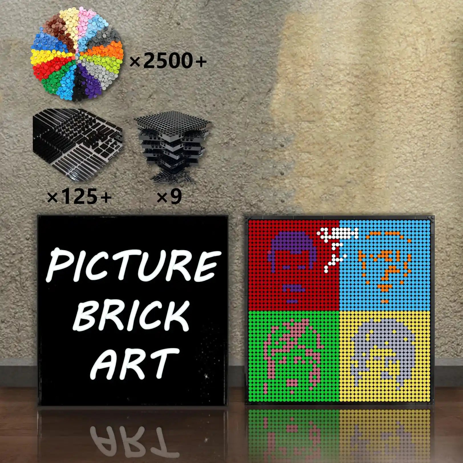 LEGO-Mosaic-Queen-Hot-Space-48x48