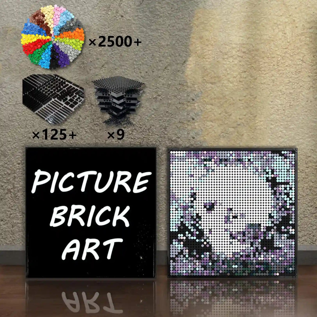 LEGO Mosaic Radiohead Album Cover-48x48