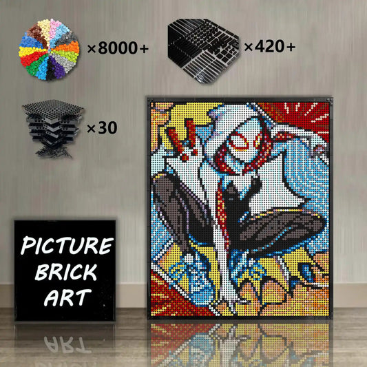LEGO-Mosaic-Spider-Gwen-80x96