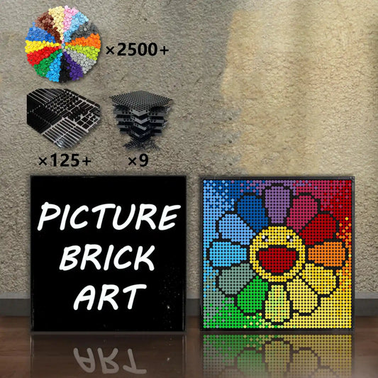LEGO-Mosaic-Takashi-Murakami-Flower-48x48