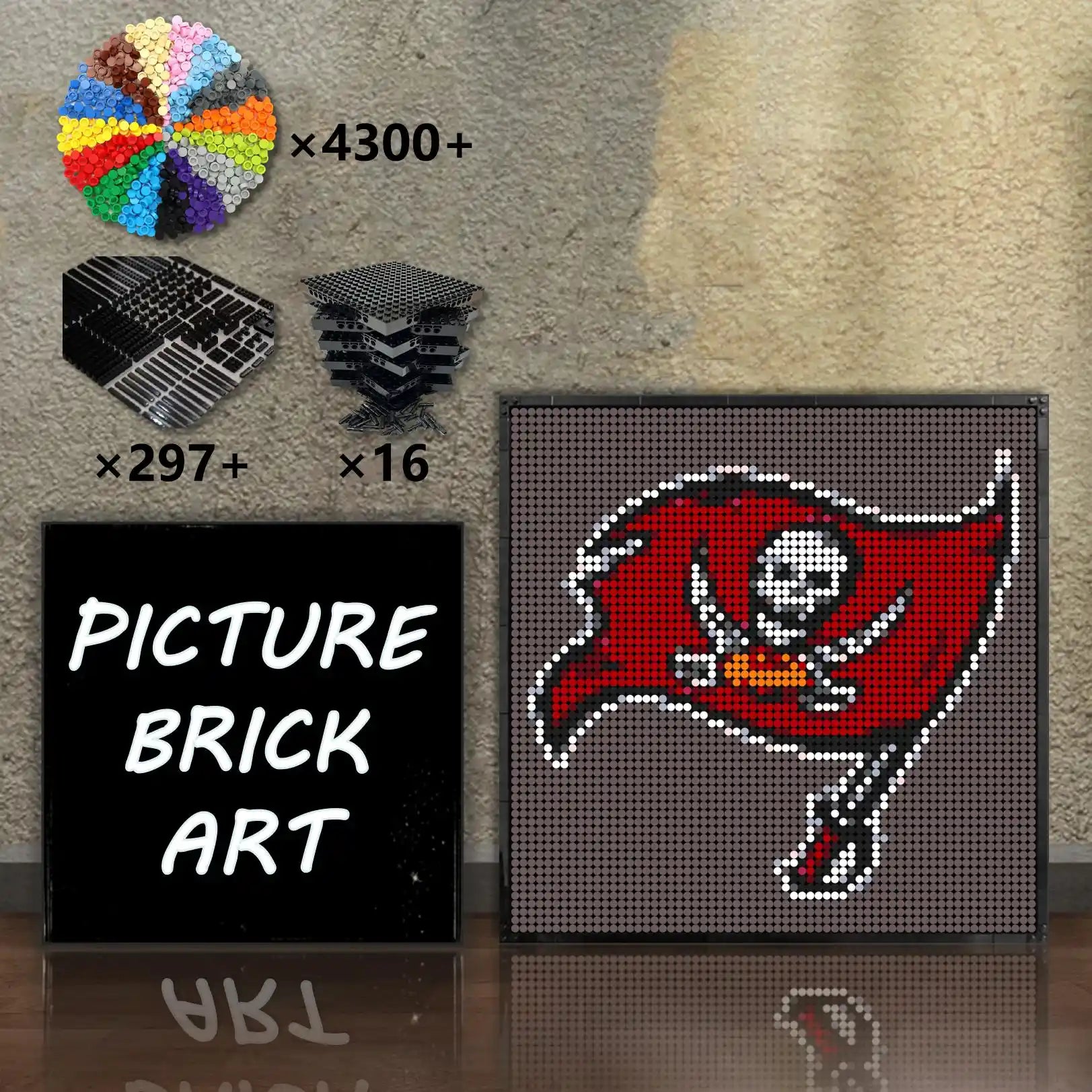 LEGO-Mosaic-Tampa-Bay-Buccaneers-64x64