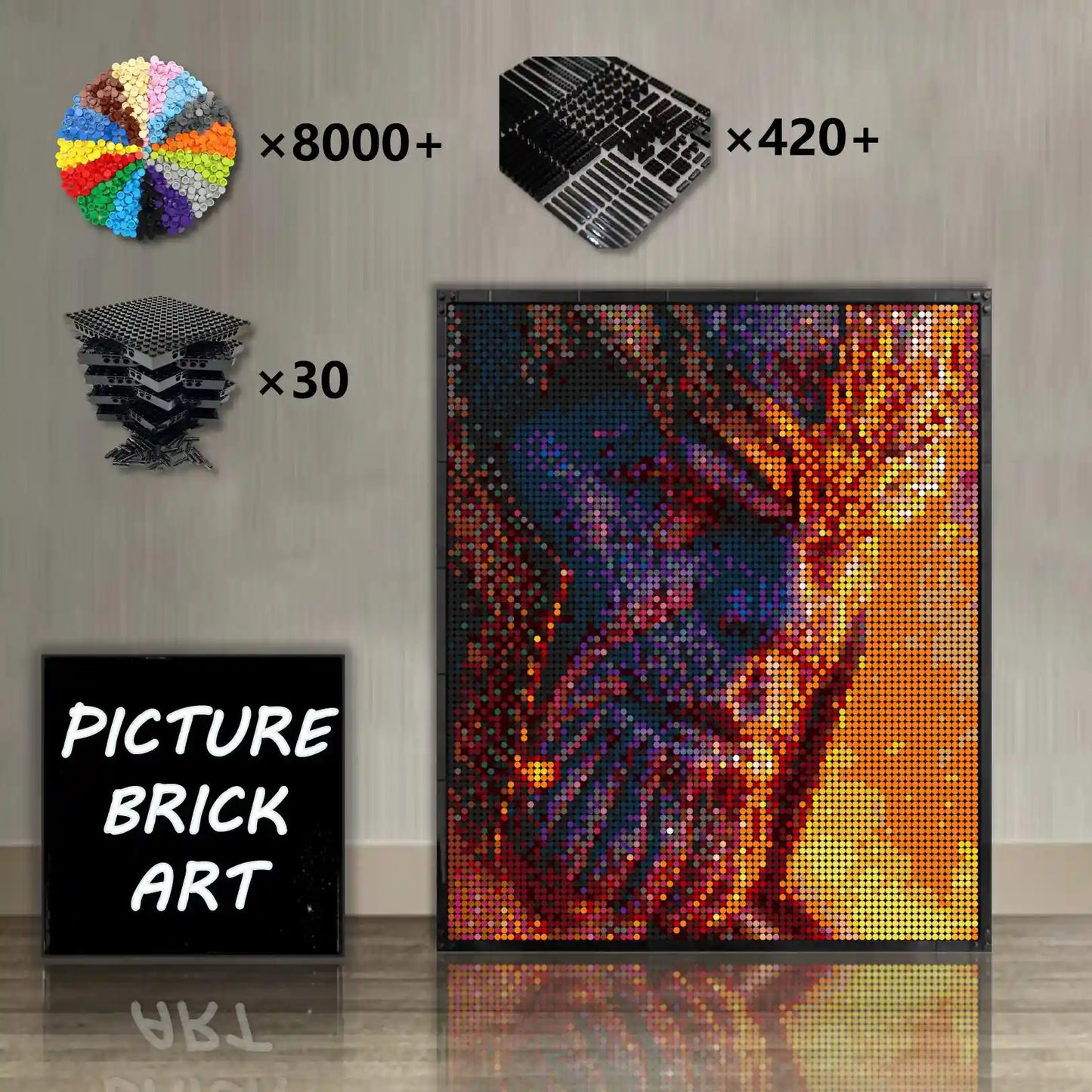 LEGO-Mosaic-Thanos-80x96
