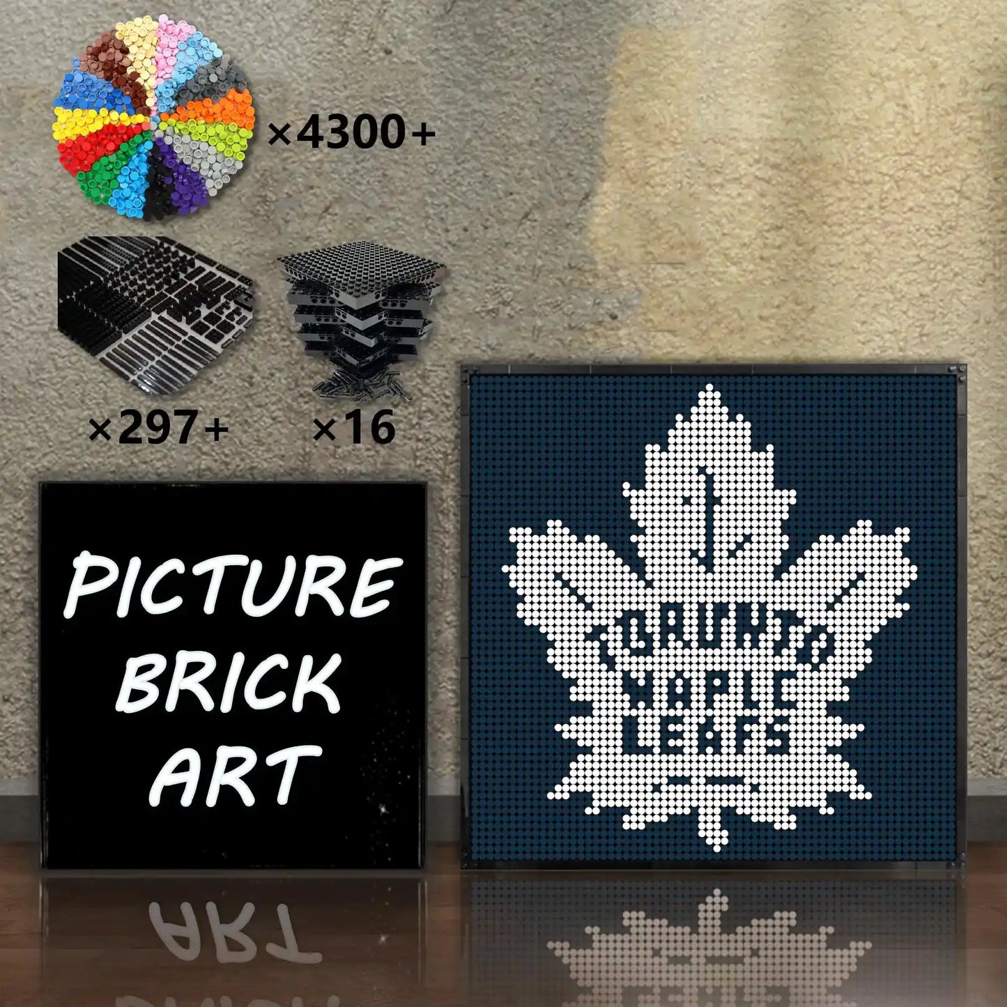 LEGO-Mosaic-Toronto-Maple-Leafs-64x64