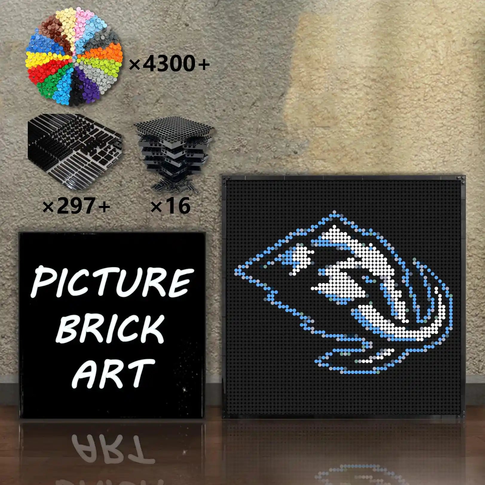 LEGO-Mosaic-Utah-Mammoth-64x64