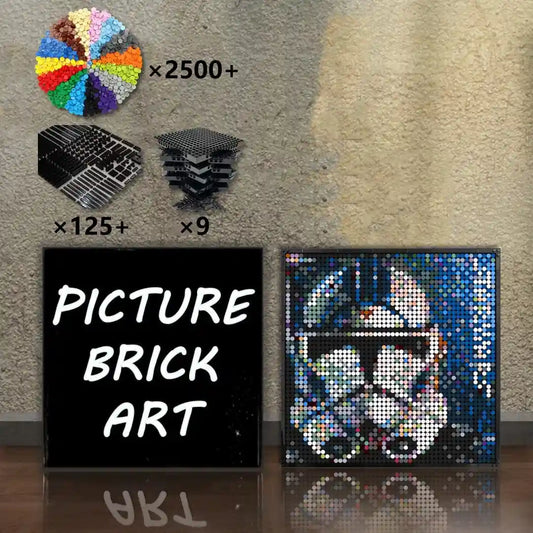  LEGO-Mosaic-Wall-Art-ARC-Trooper-Fives-Portrait-Custom-Picture-48x48