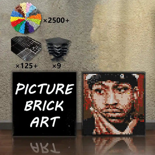 LEGO-Mosaic-Wall-Art-Allen-Iverson-Portrait-Custom-Picture-48x48