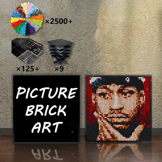 LEGO-Mosaic-Wall-Art-Allen-Iverson-Portrait-Custom-Picture-48x48