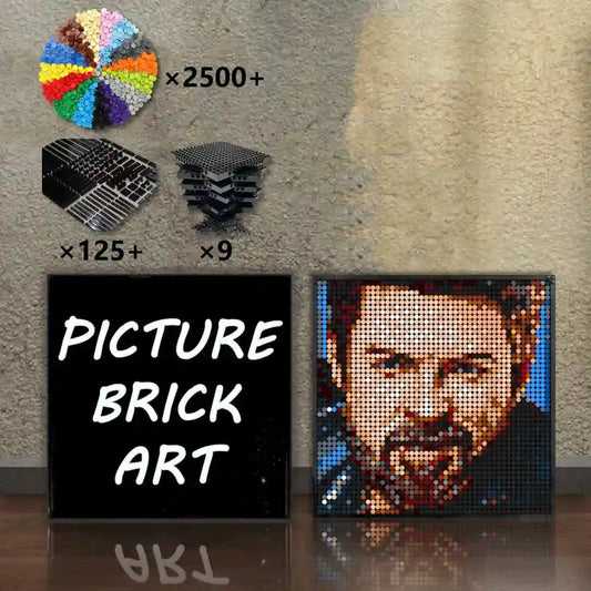 LEGO-Mosaic-Wall-Art-Billy-Butcher-Portrait-Custom-Picture-48x48