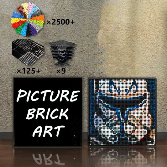 LEGO-Mosaic-Wall-Art-Captain-Rex-Pixel-Art-48x48