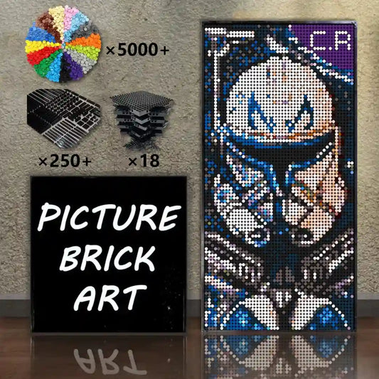    LEGO-Mosaic-Wall-Art-Captain-Rex-Portrait-Custom-Picture-48x96